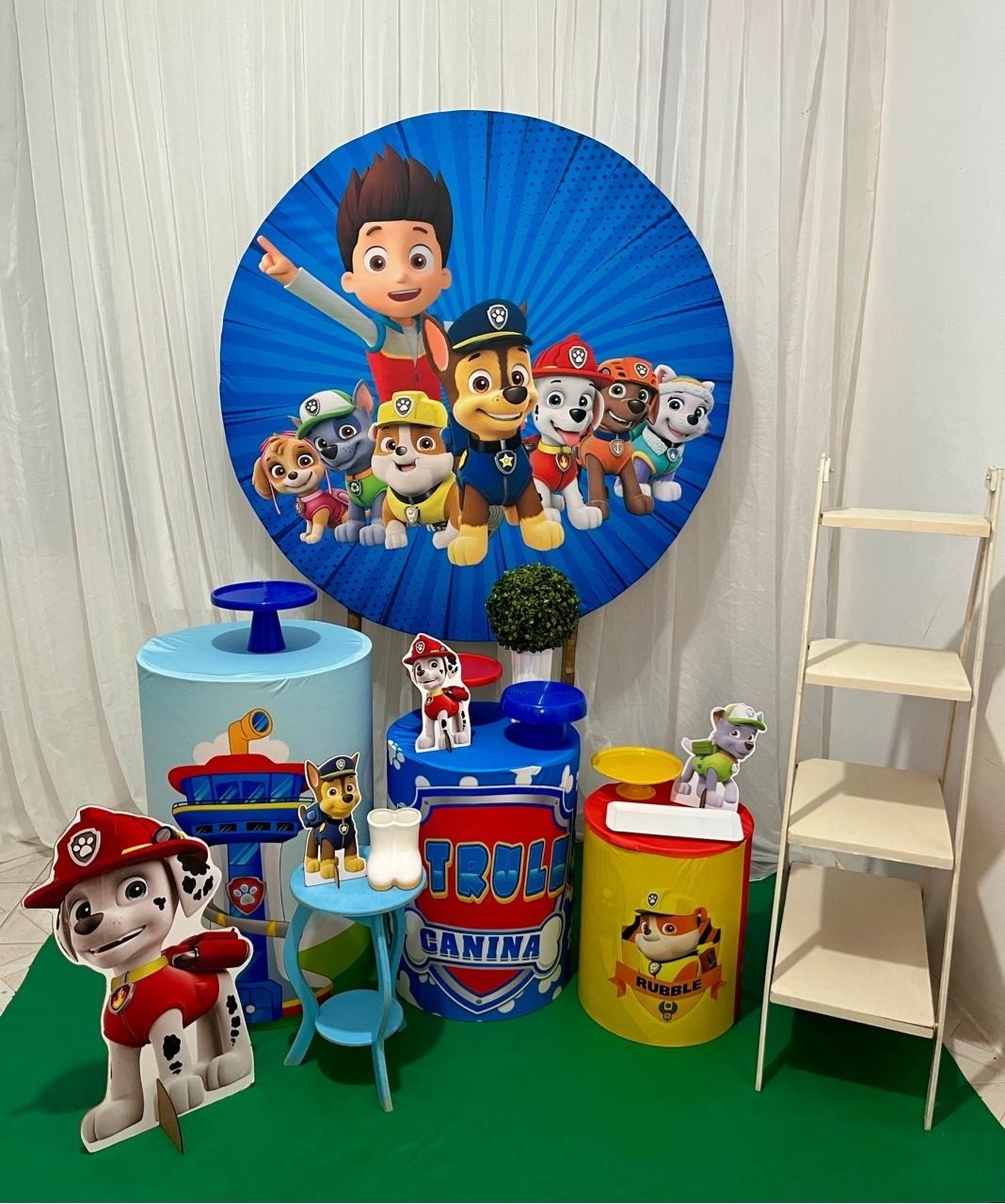 Patrulha Canina Kit Ouro 1 - Olaf Decoracao e pegue monte 