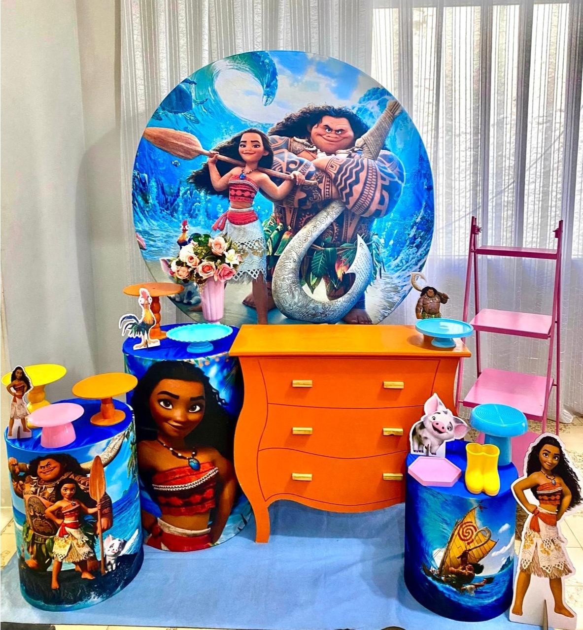 Kit Moana Jovem Sublime - Olaf Decoracao e pegue monte 