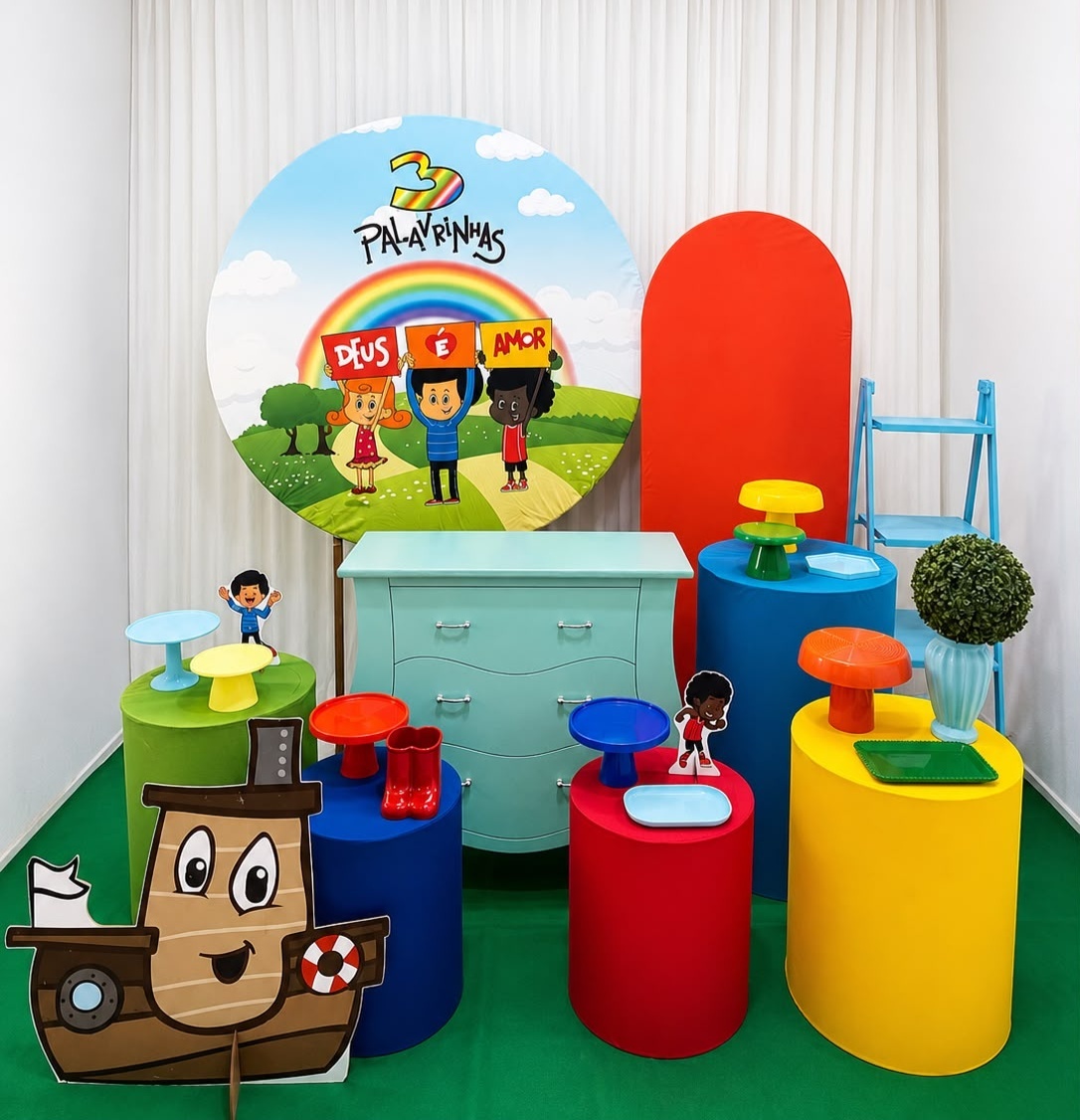 Kit 3 Palavrinhas Menino Luxo - Olaf Decoracao e pegue monte 