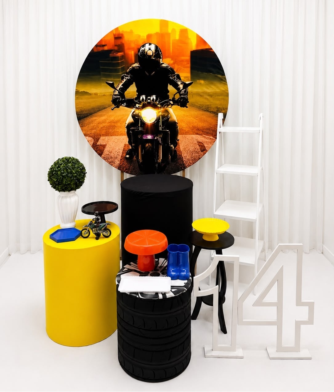 Kit Ouro Motoqueiro - Olaf Decoracao e pegue monte 