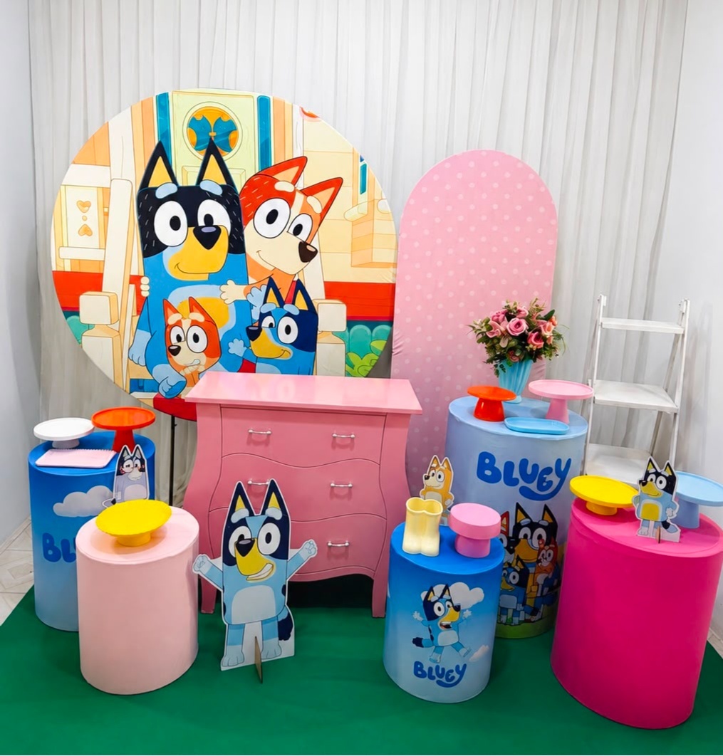 Kit Blue Menina Luxo - Olaf Decoracao e pegue monte 