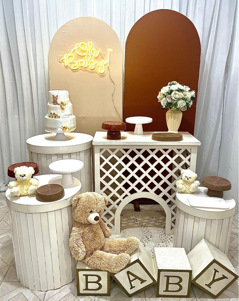 Kit Cha de Bebê - Olaf Decoracao e pegue monte 