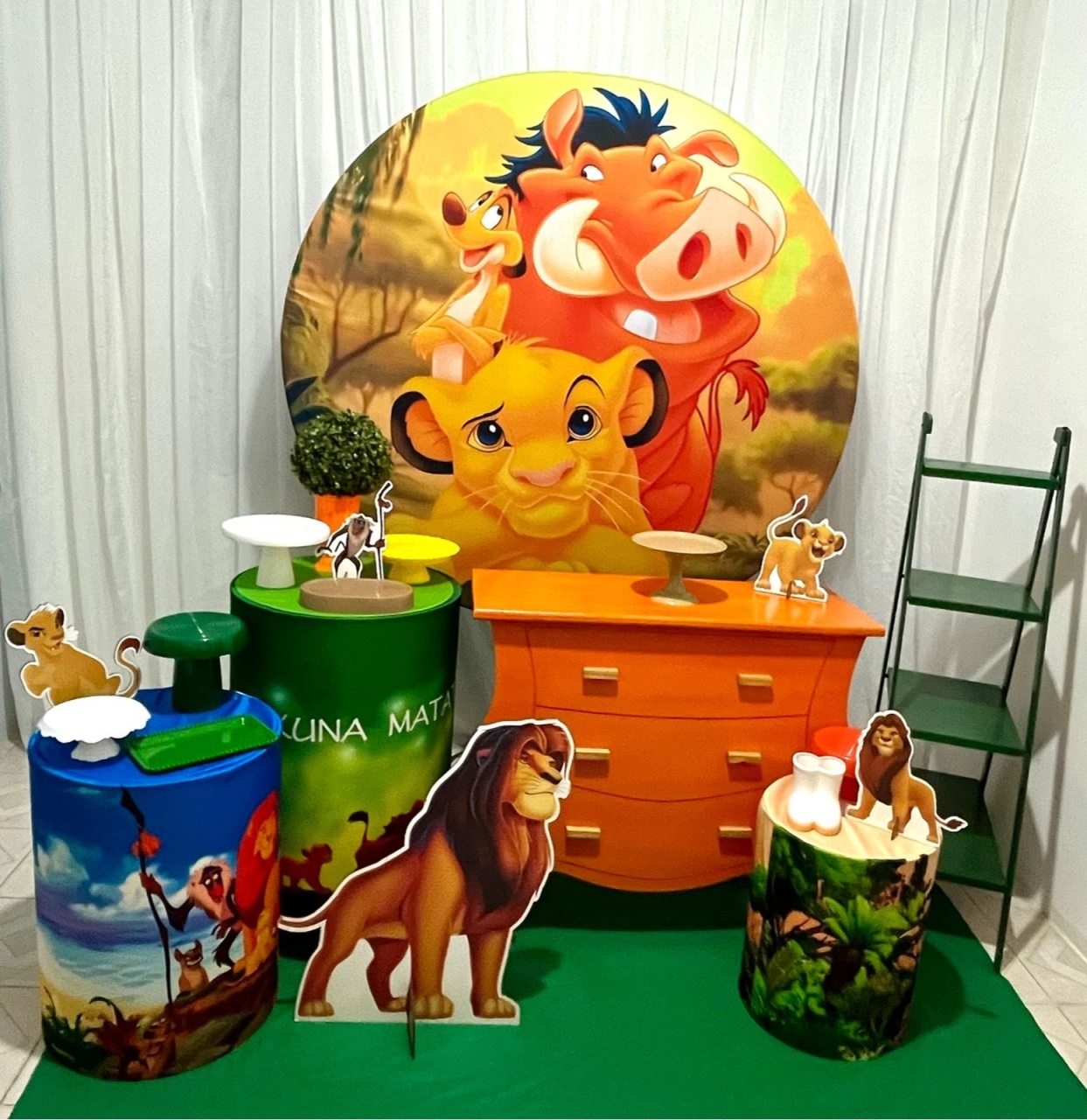 Kit Rei Leão Filho Sublime - Olaf Decoracao e pegue monte 