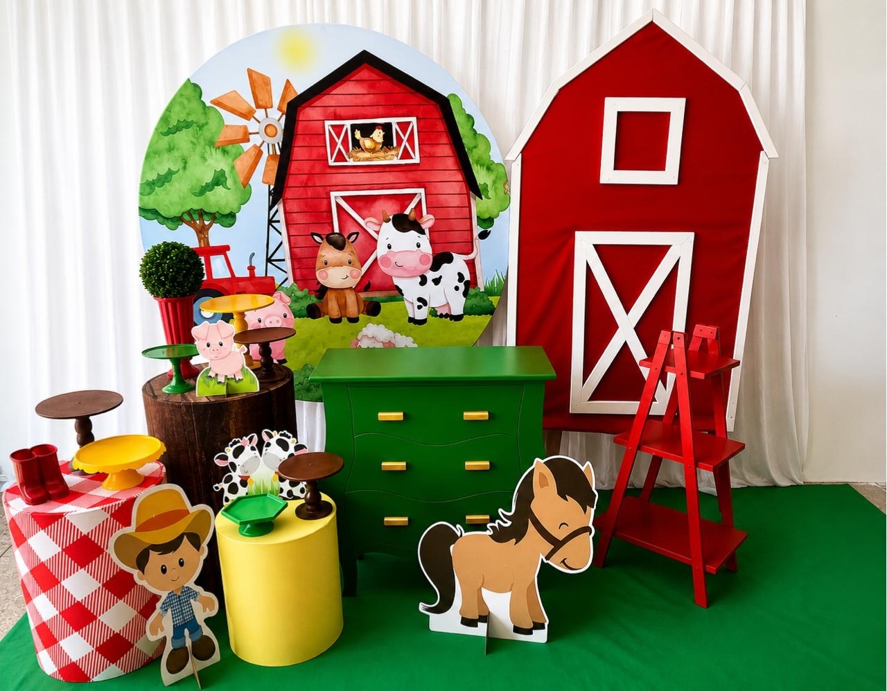 Kit Fazendinha Menino Celebre - Olaf Decoracao e pegue monte 