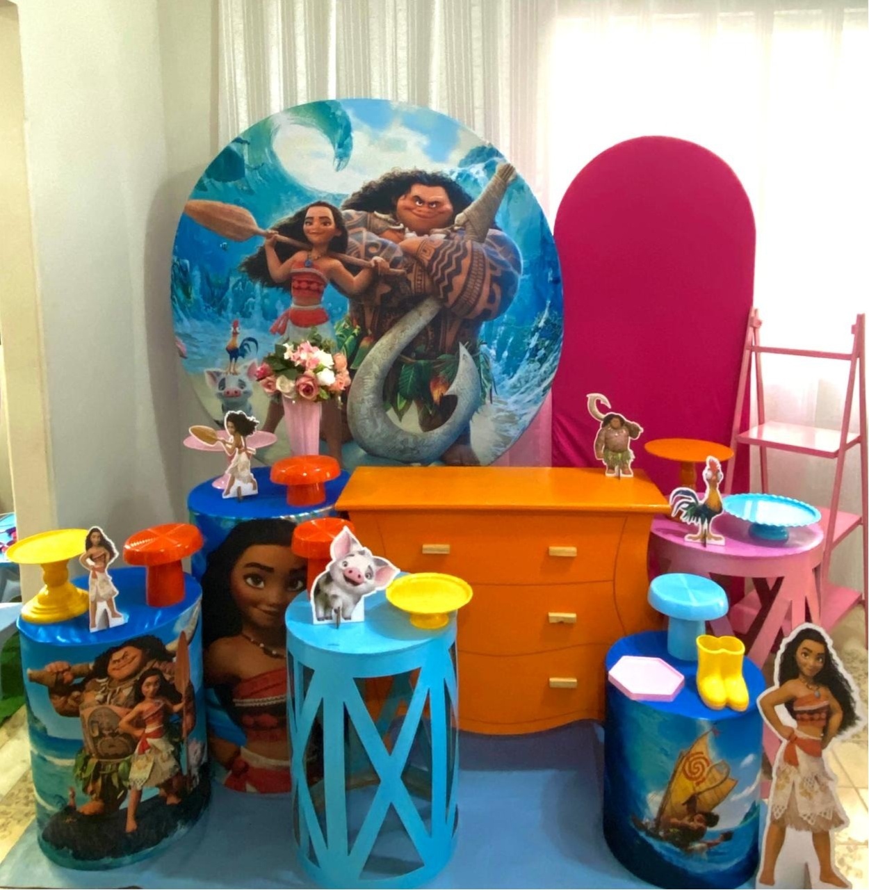 Kit Moana Jovem Luxo - Olaf Decoracao e pegue monte 