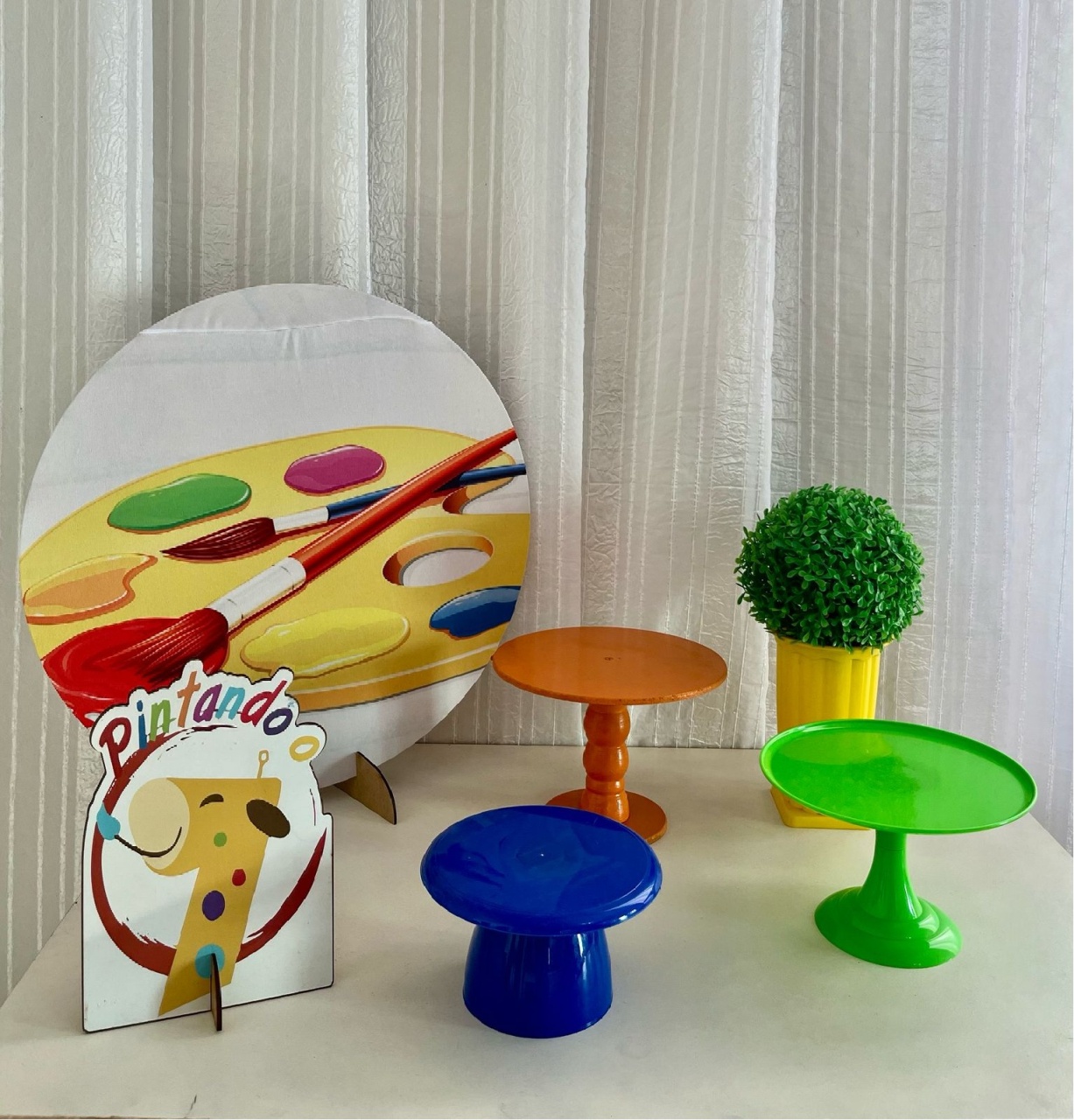 Kit Mesa Pintando O 7 - Olaf Decoracao e pegue monte 