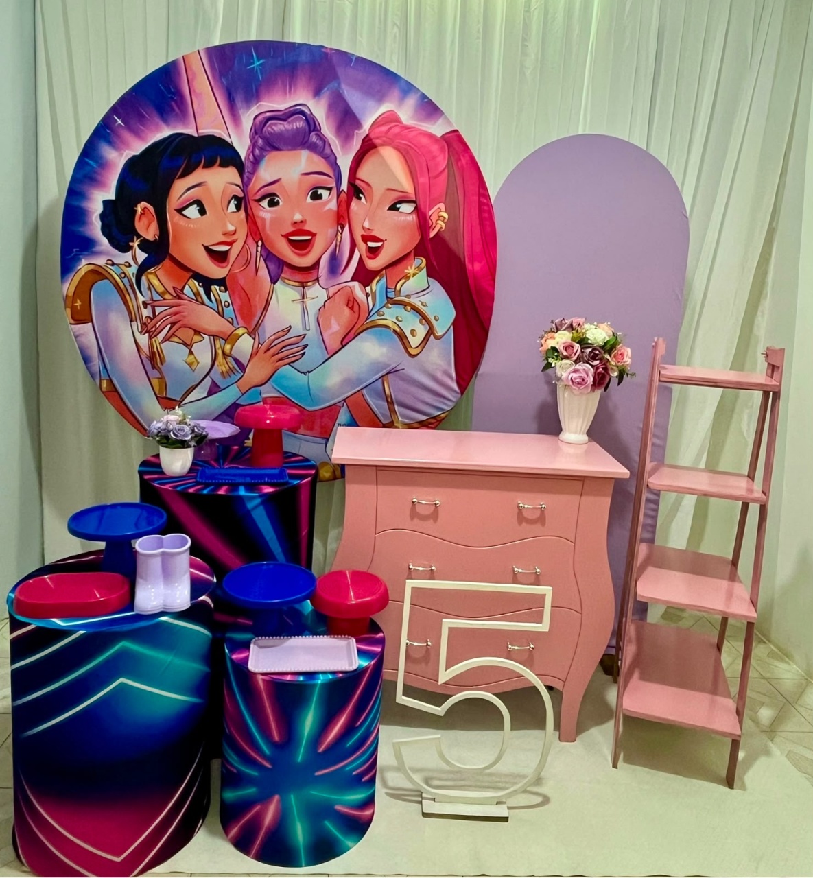 Kit Celebre Guereira de Kpop - Olaf Decoracao e pegue monte 