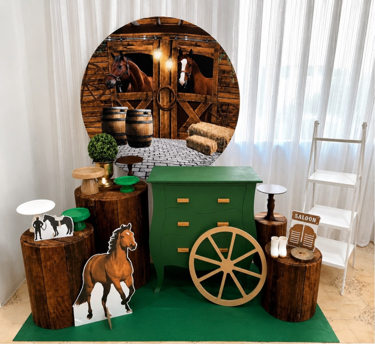 Kit Cavalo Sublime - Olaf Decoracao e pegue monte 