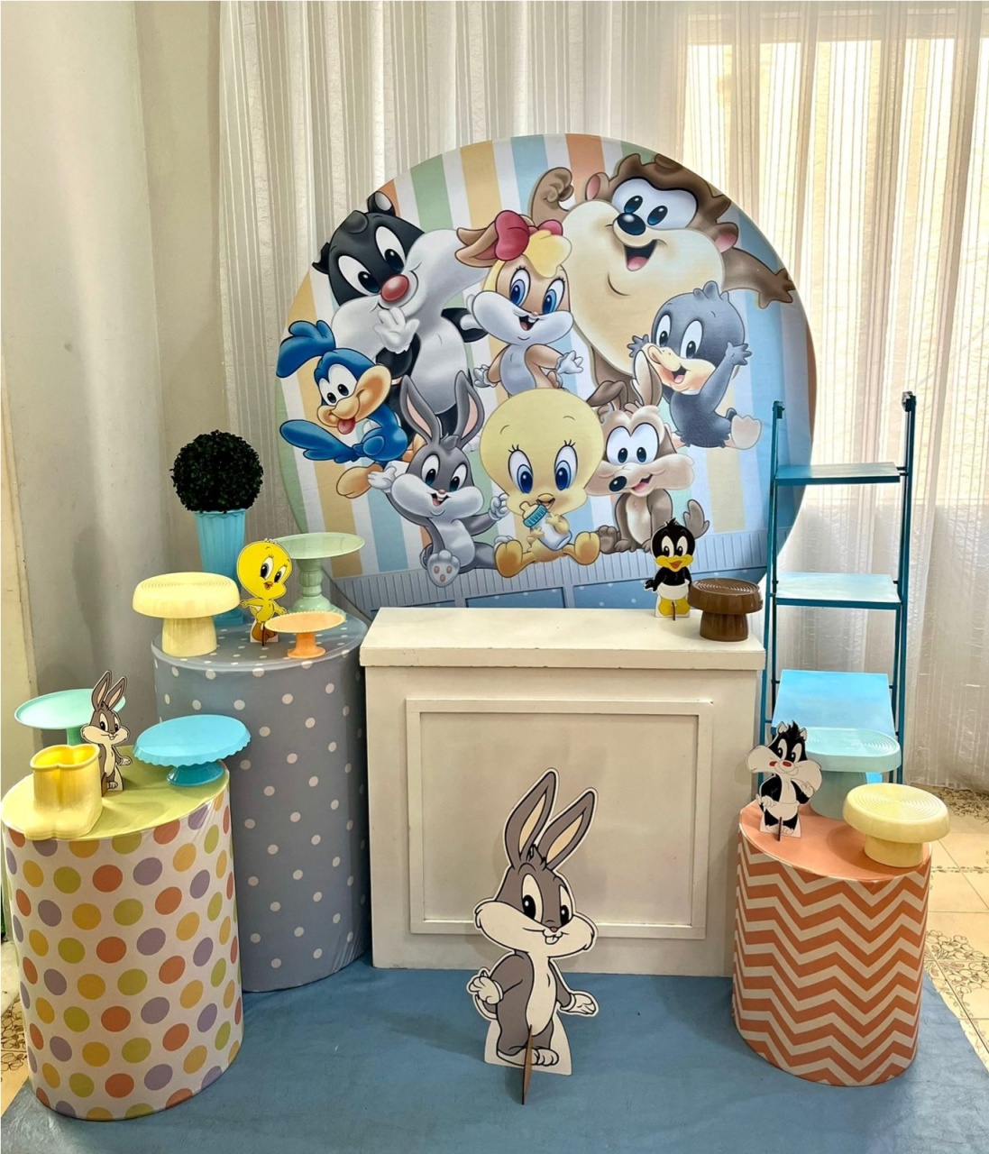 Kit Baby Lunes Tunes Menino Sublime - Olaf Decoracao e pegue monte 