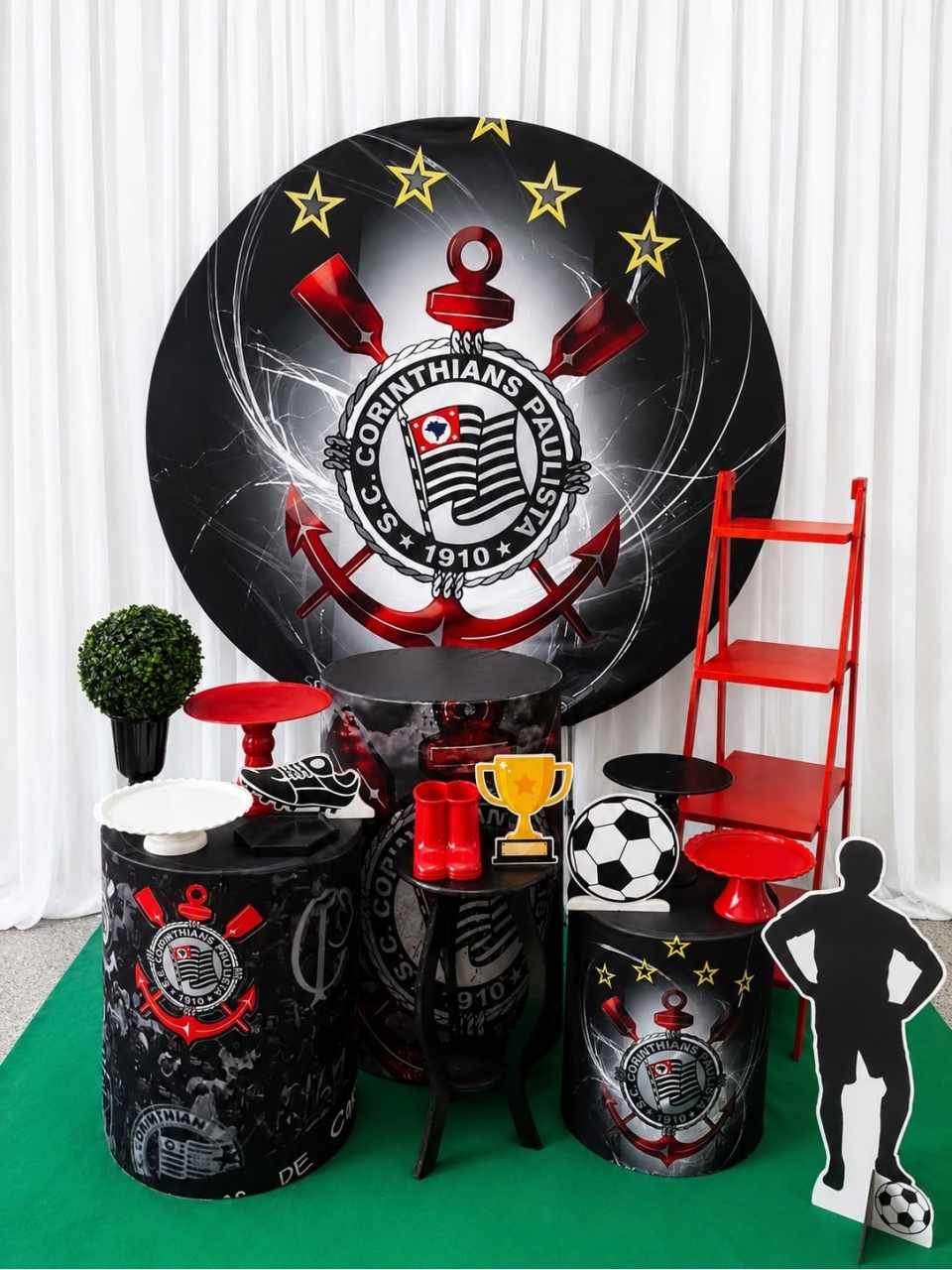 Kit Corinthias Ouro - Olaf Decoracao e pegue monte 