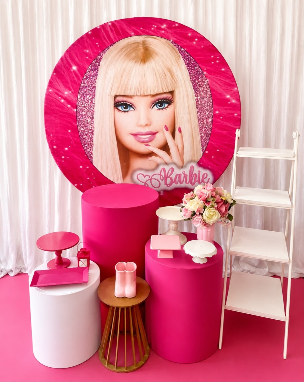 Kit Celebre Barbie Adulto Ouro - Olaf Decoracao e pegue monte 