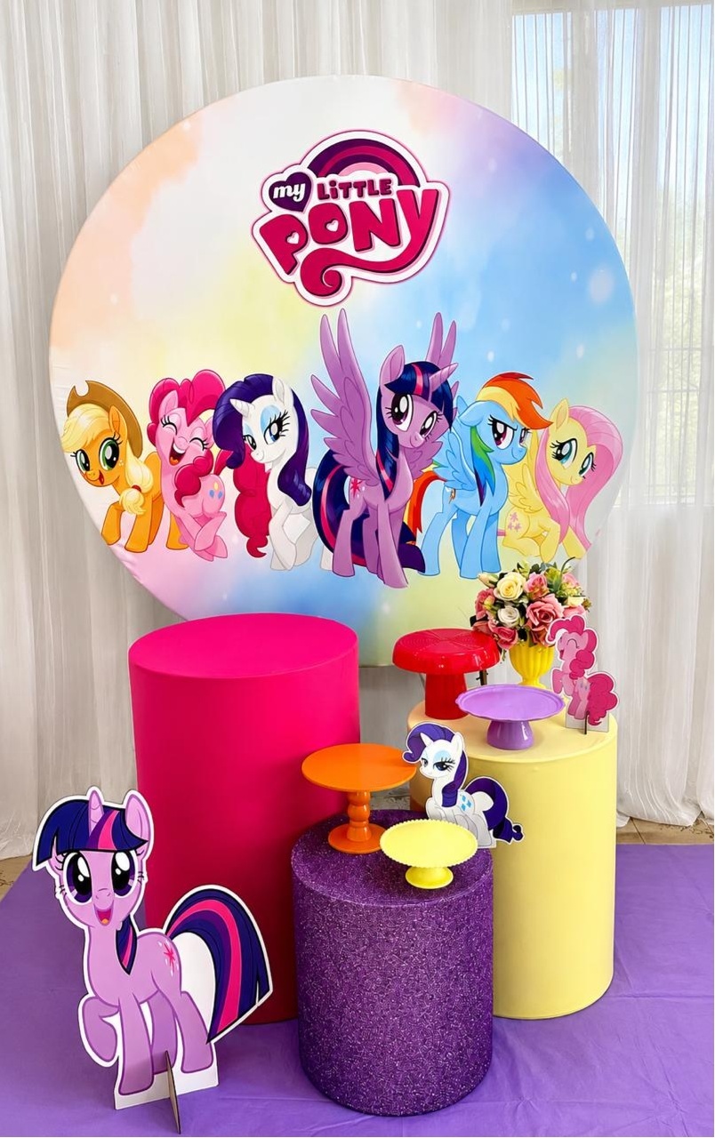 Kit My Little Pony Prata - Olaf Decoracao e pegue monte 