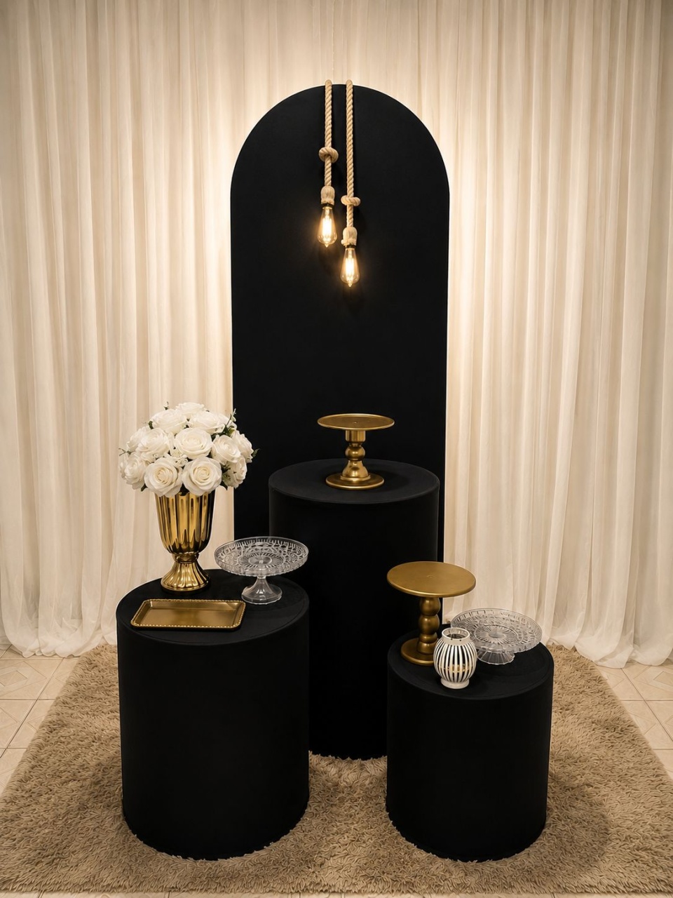Kit Prata Preto - Olaf Decoracao e pegue monte 