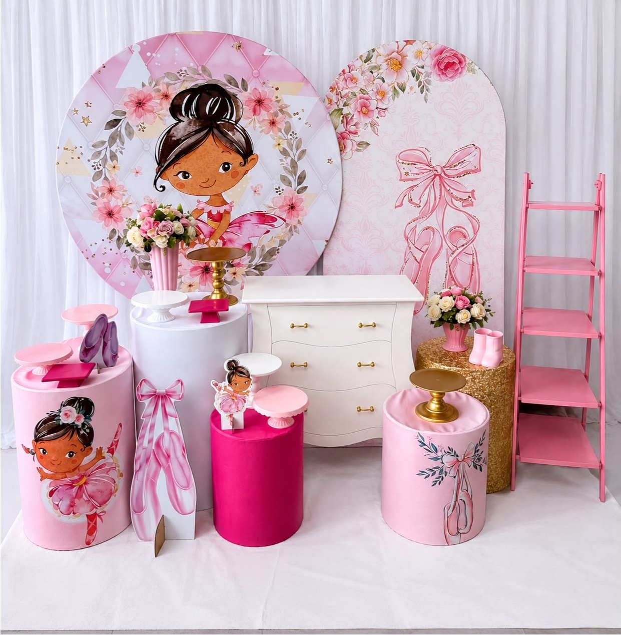 Kit Bailarina Morena Luxo - Olaf Decoracao e pegue monte 