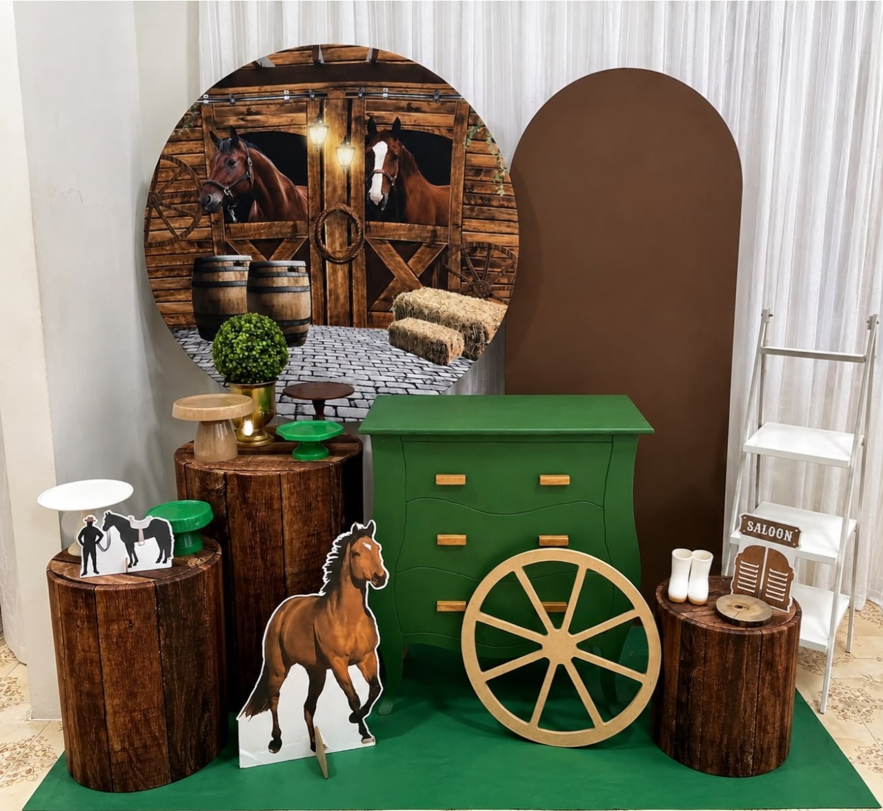 Kit Cavalo Celebre - Olaf Decoracao e pegue monte 