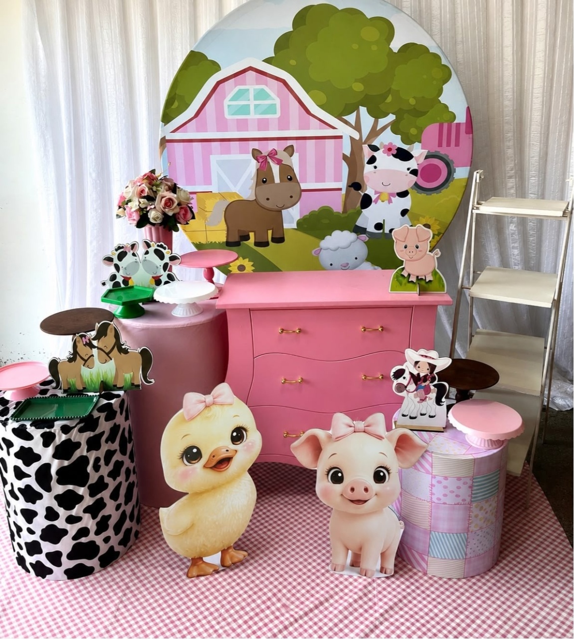 Kit Fazendinha Menina Sublime - Olaf Decoracao e pegue monte 