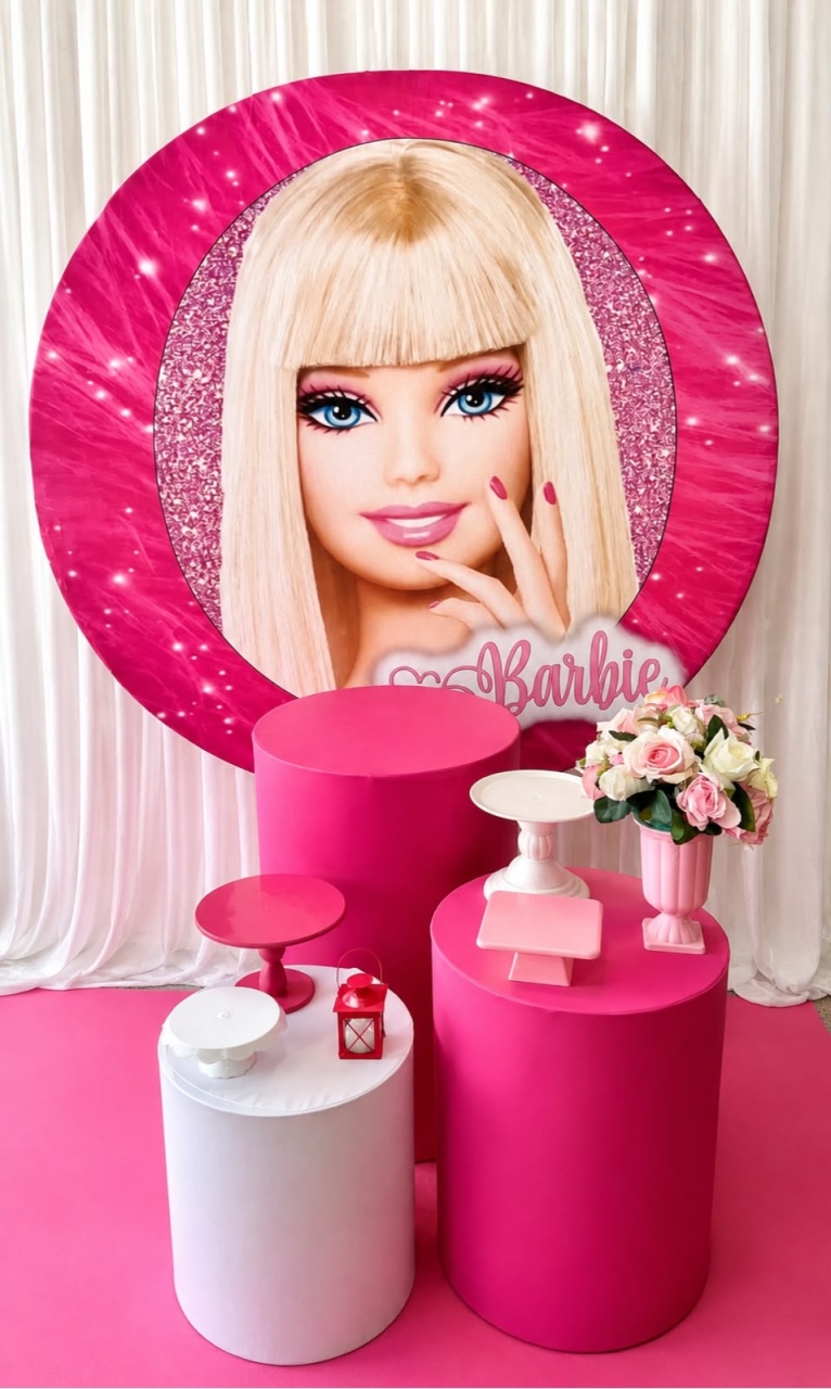 Kit Celebre Barbie Adulto Prata - Olaf Decoracao e pegue monte 