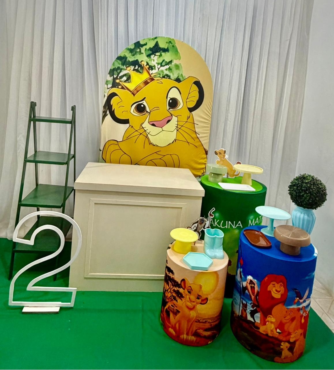 Composição Sublime Rei Leão Filho - Olaf Decoracao e pegue monte 