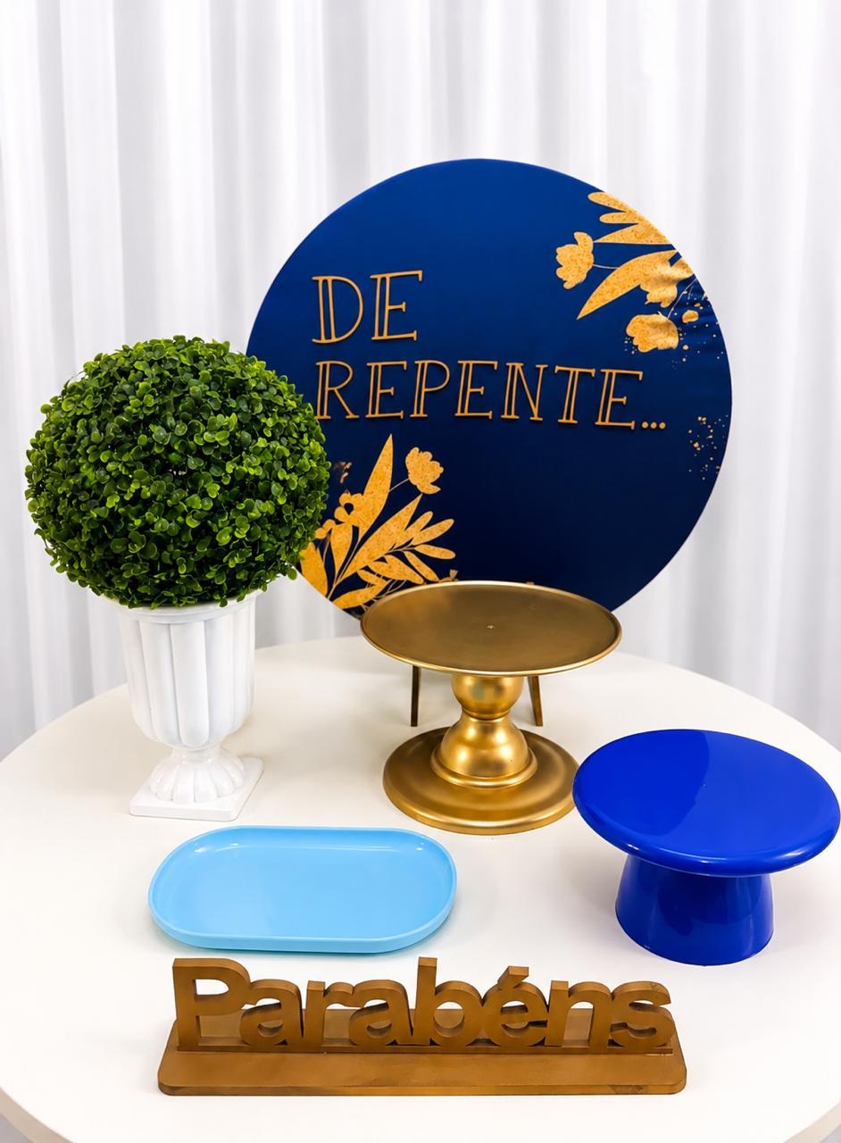 de Repente Azulkit Mesa - Olaf Decoracao e pegue monte 