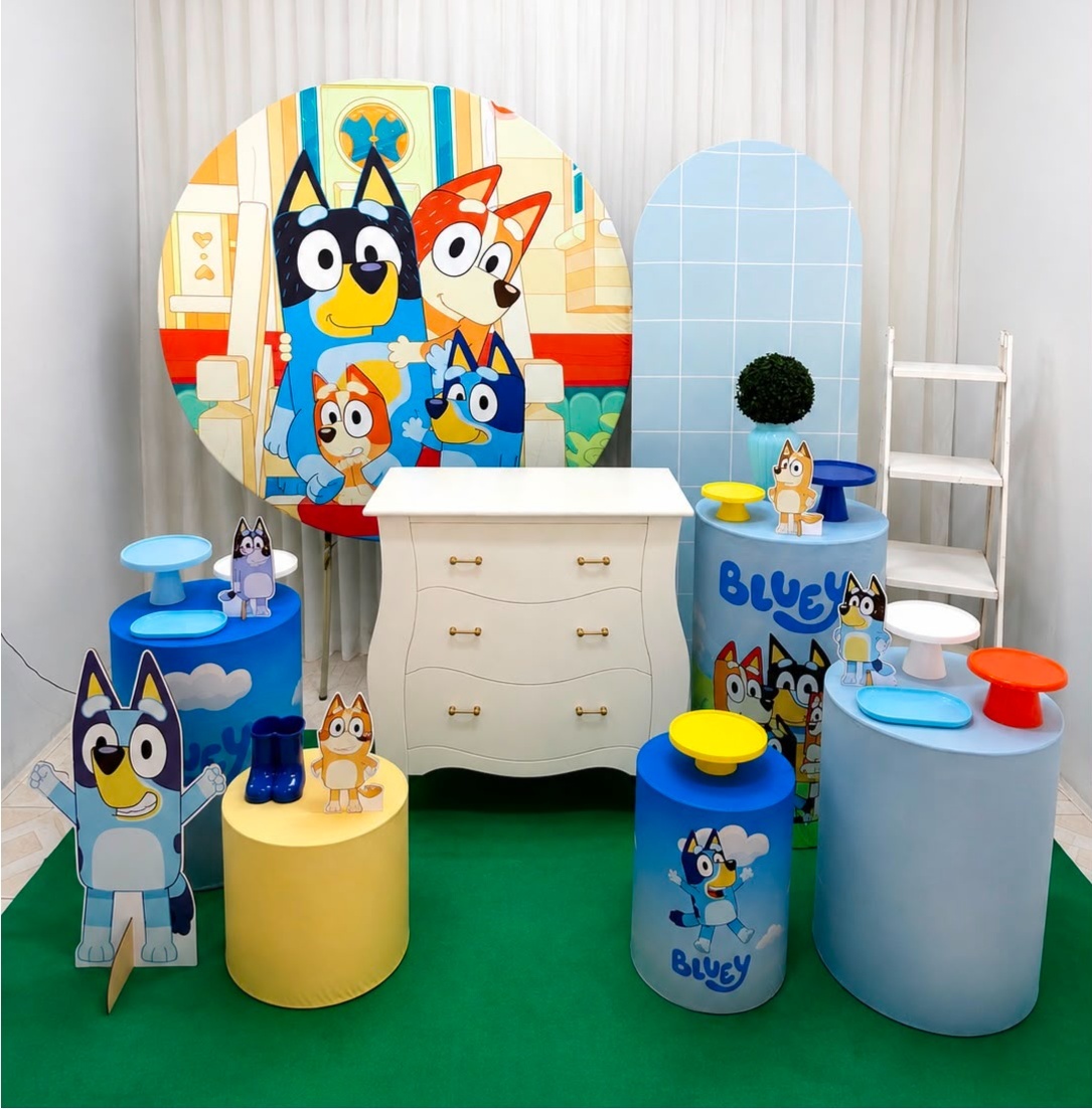 Kit Blue Menino Luxo - Olaf Decoracao e pegue monte 