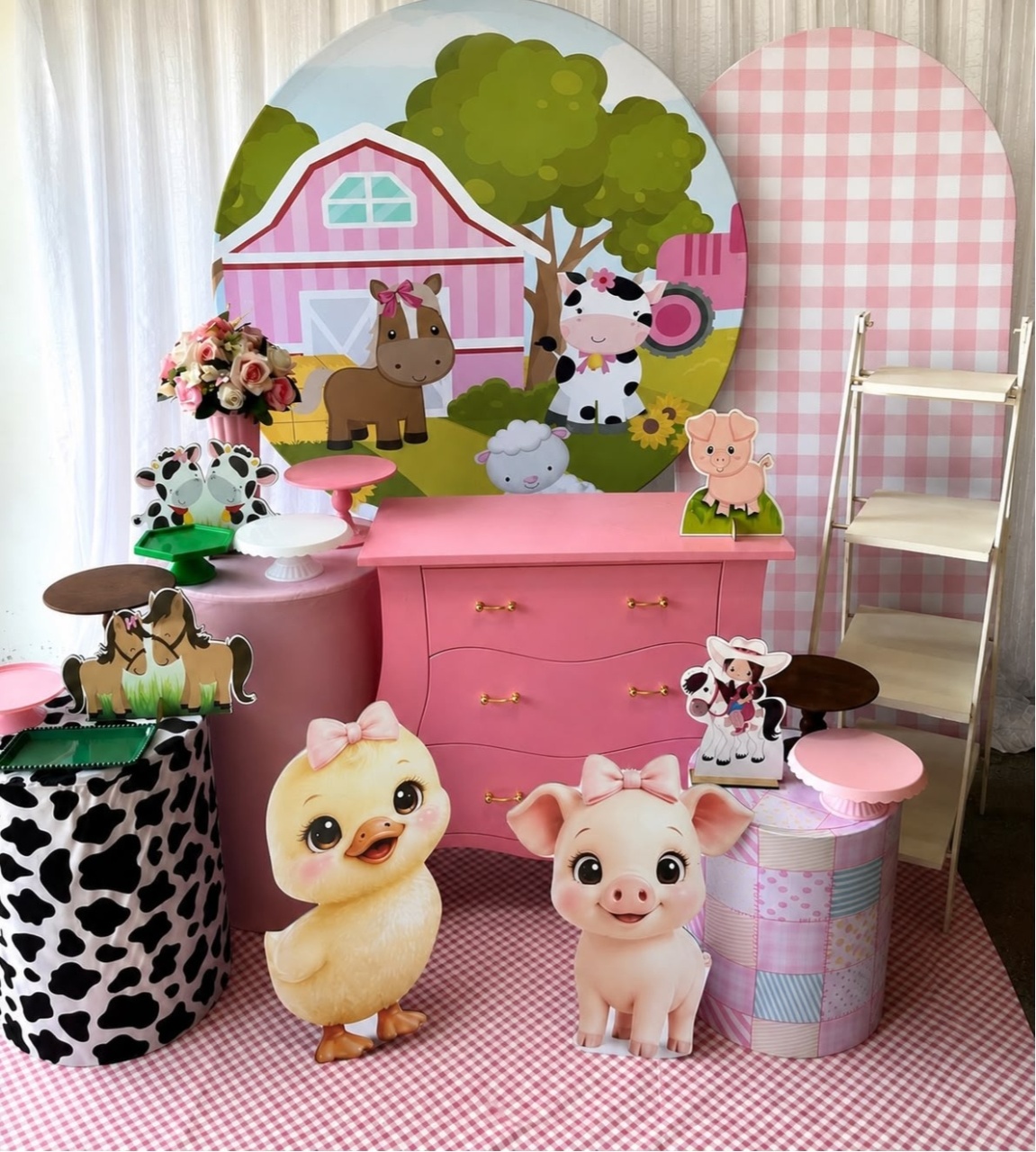 Kit Fazendinha Menina Celebre - Olaf Decoracao e pegue monte 