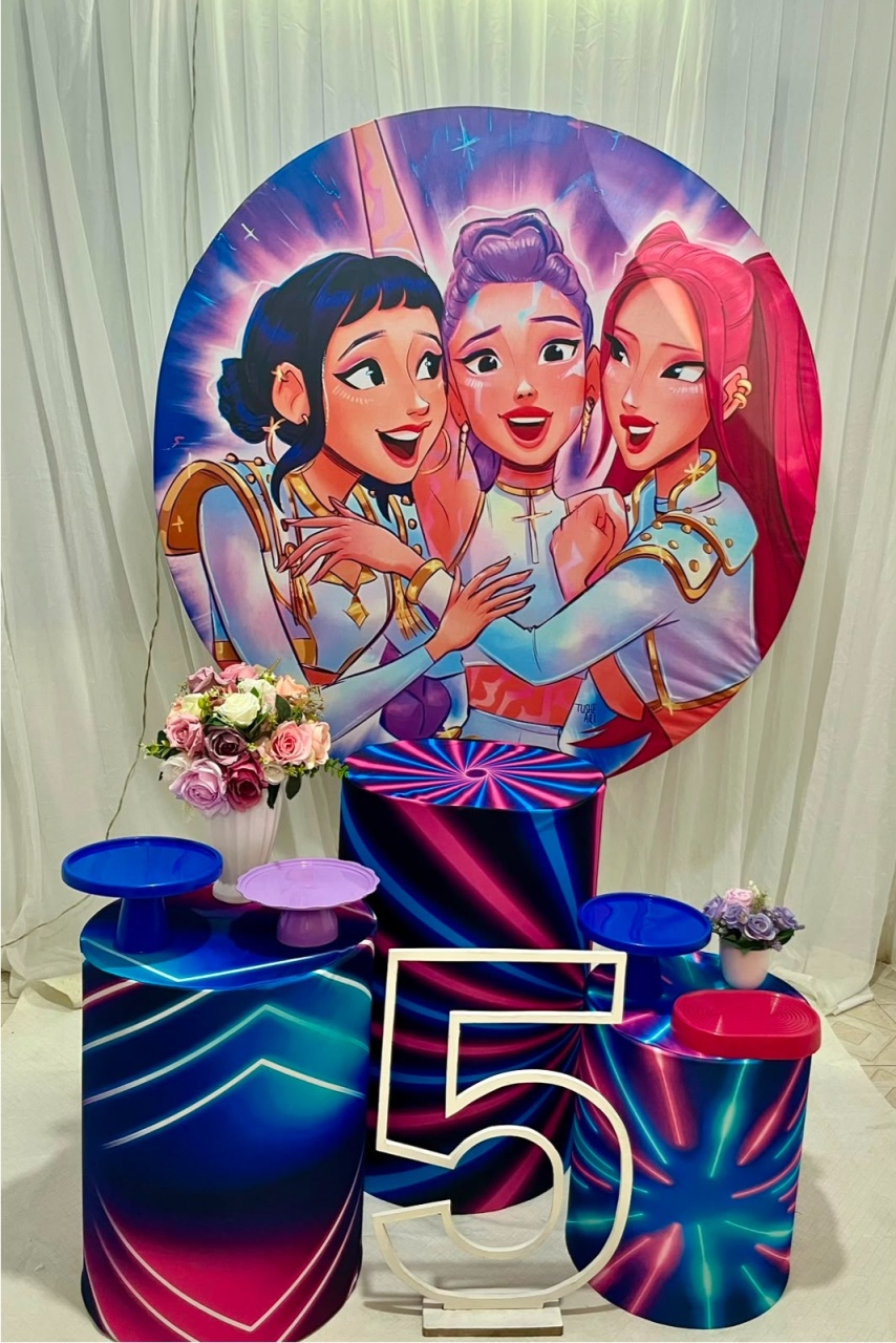 Kit Prata Guereira de Kpop - Olaf Decoracao e pegue monte 