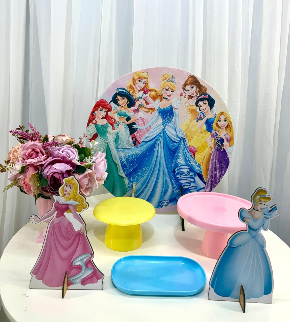 Kit Mesa Princesas - Olaf Decoracao e pegue monte 