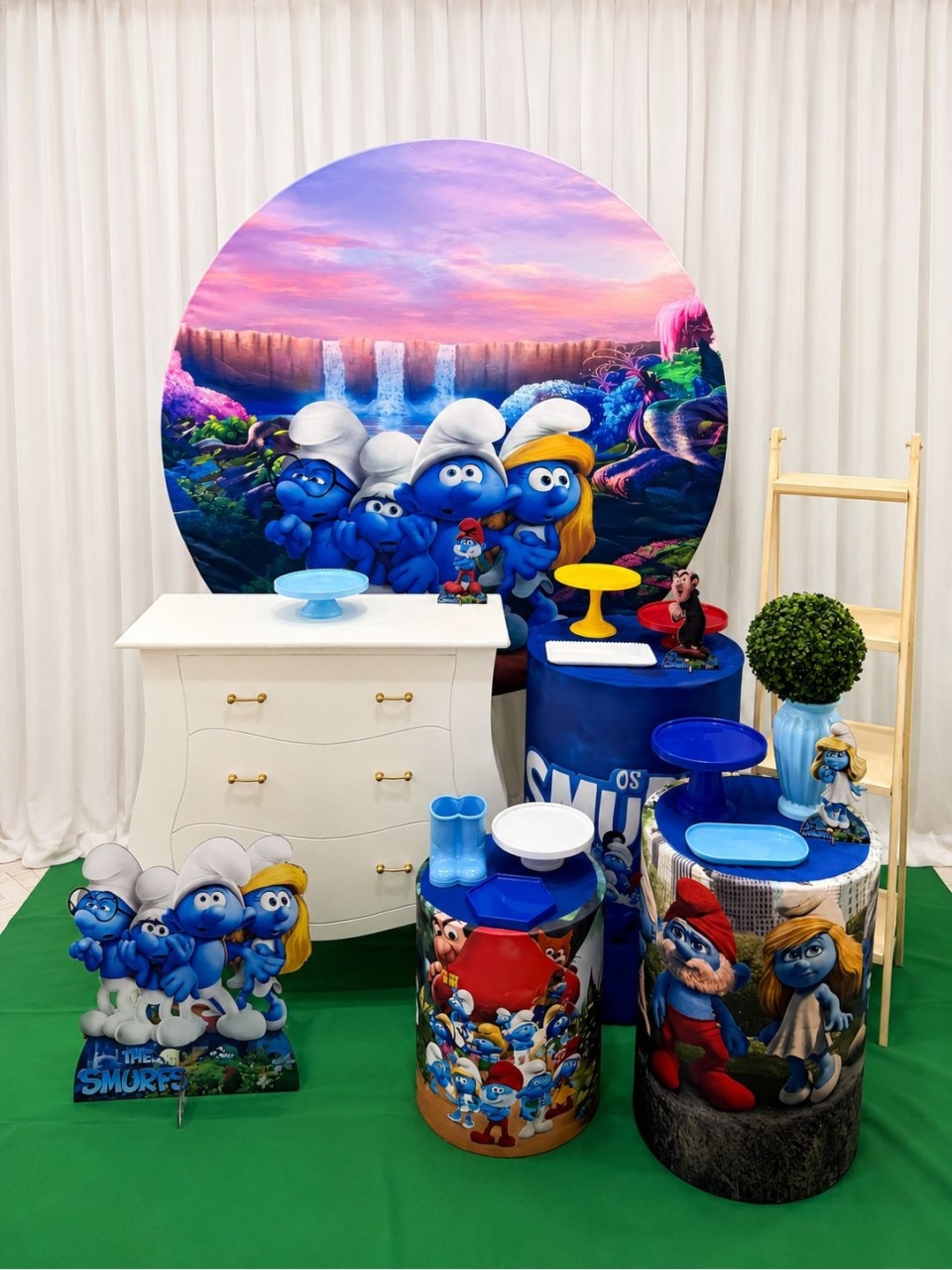 Os Smurfs Kit Sublime - Olaf Decoracao e pegue monte 