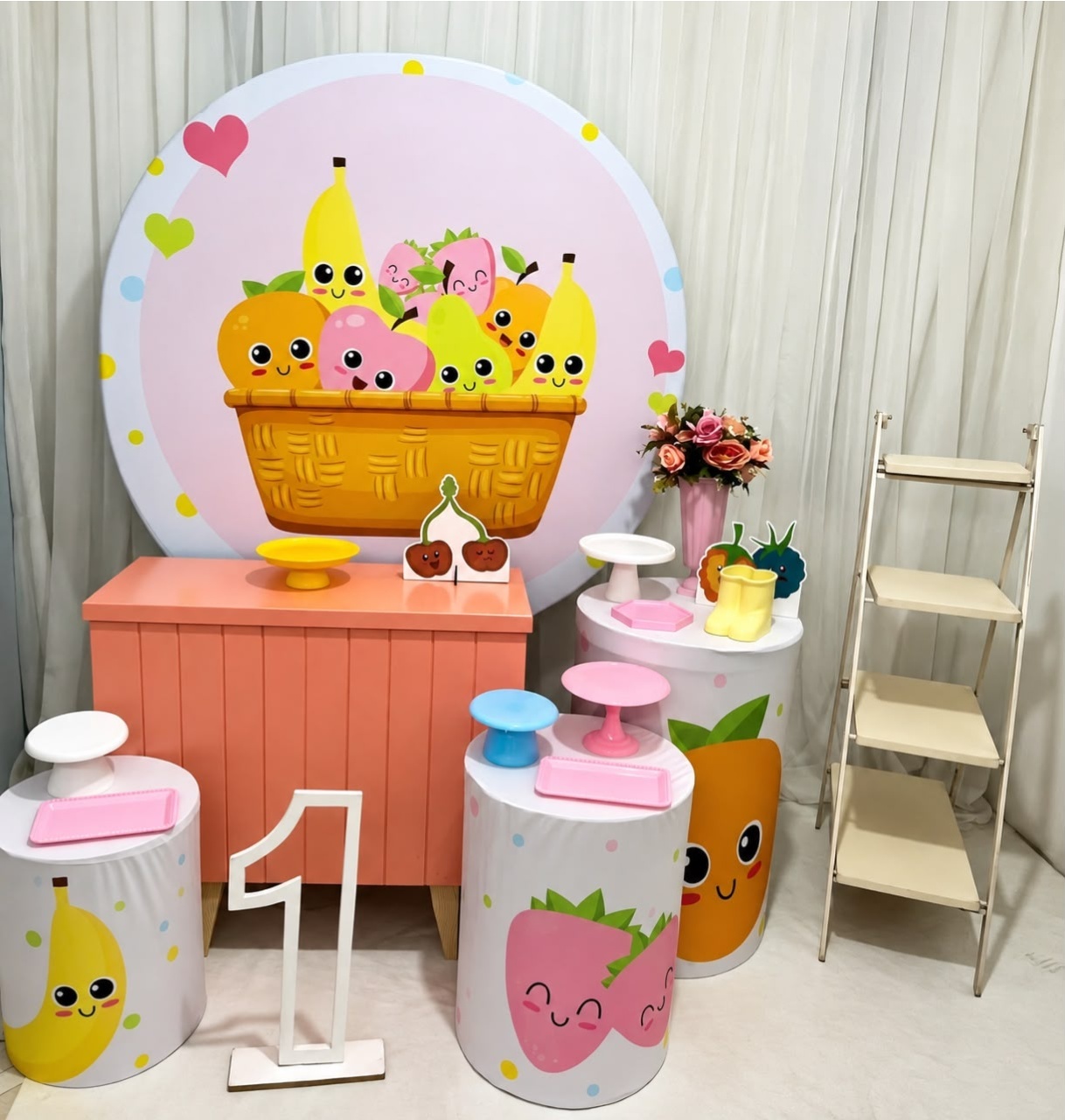 Tema Frutinhas Kit Sublime - Olaf Decoracao e pegue monte 