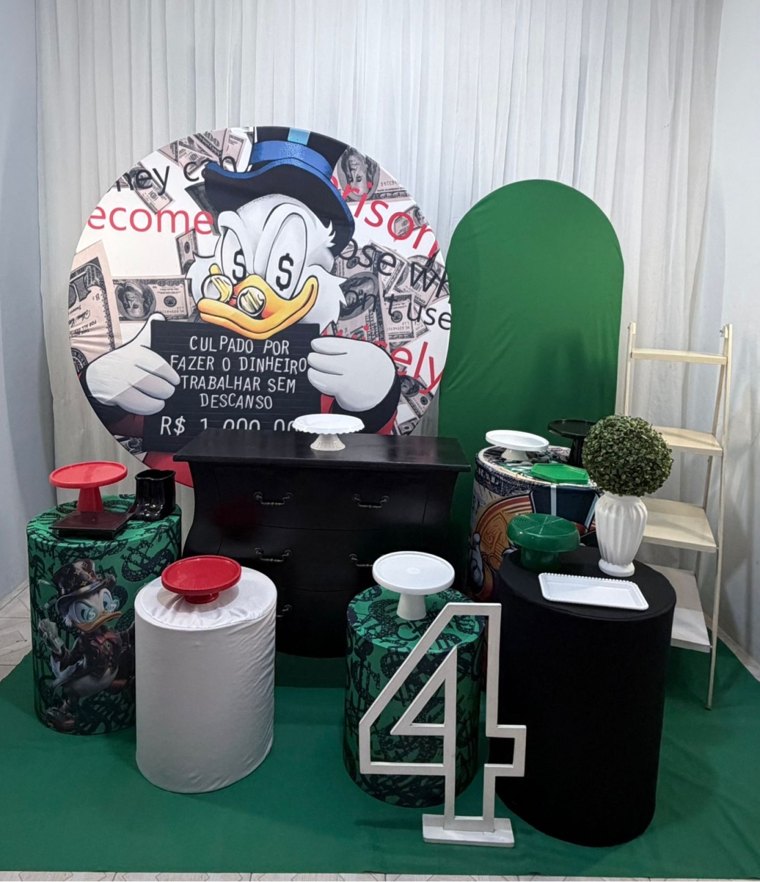 Kit Tio Patinhas - Olaf Decoracao e pegue monte 