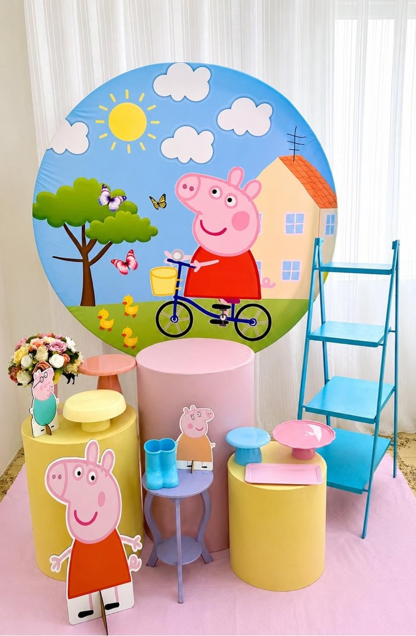 Kit Pepa Big Ouro - Olaf Decoracao e pegue monte 