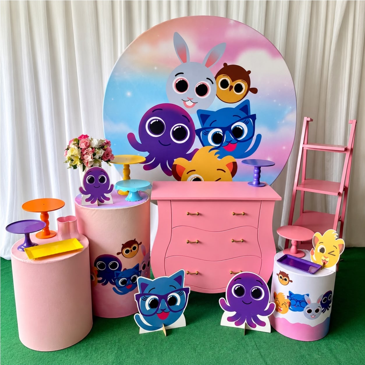 Kit Bolofofo Menina Sublime - Olaf Decoracao e pegue monte 