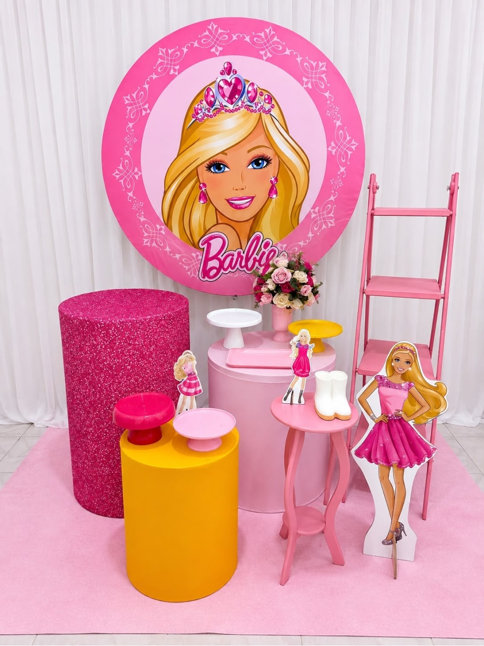 Kit Ouro Barbie Tradicional - Olaf Decoracao e pegue monte 