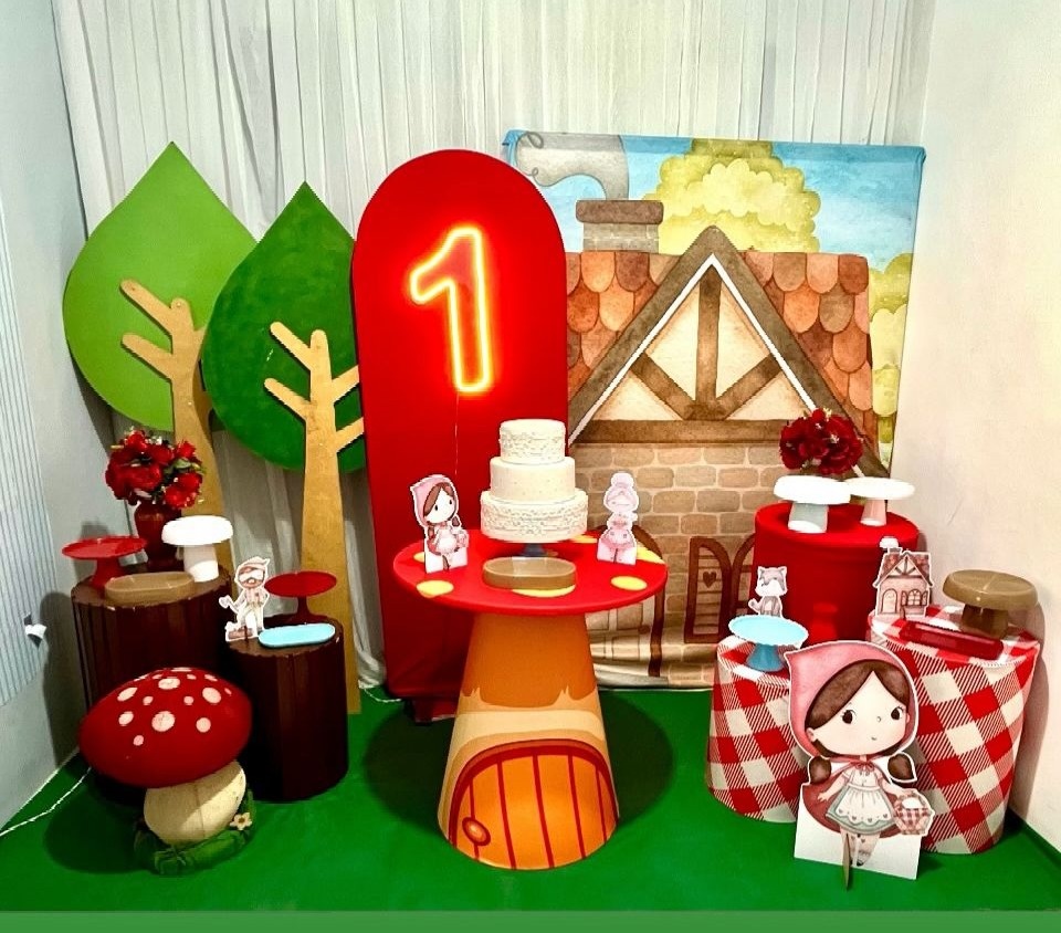 Chapeuzinho Vermelho Composição - Olaf Decoracao e pegue monte 