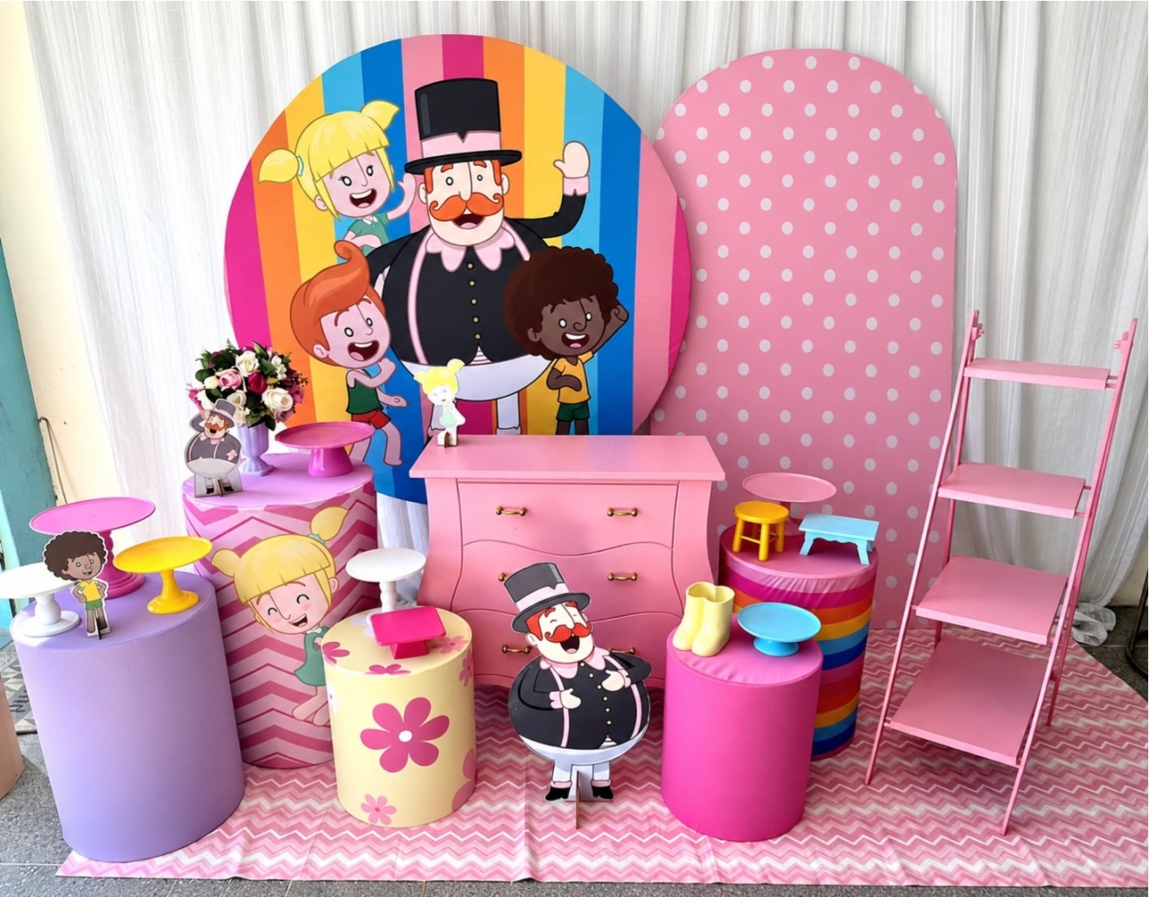 Kit Mundo Bita Menina Luxo - Olaf Decoracao e pegue monte 