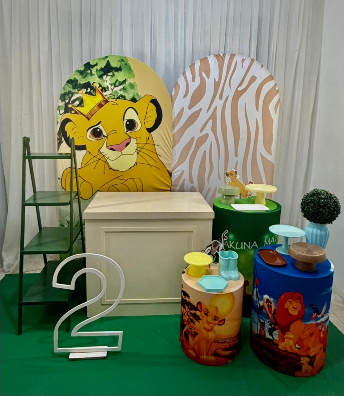 Composição Celebre Rei Leão Filho - Olaf Decoracao e pegue monte 