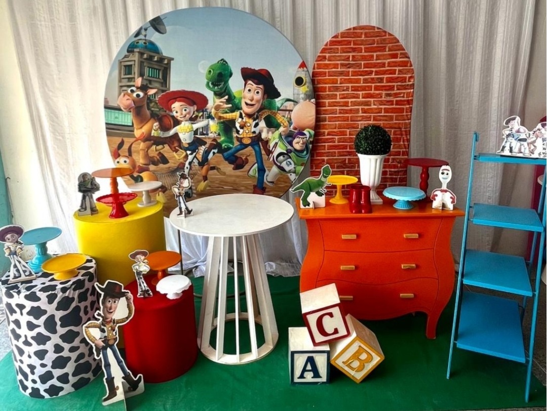 Kit Luxo Toy Story - Olaf Decoracao e pegue monte 