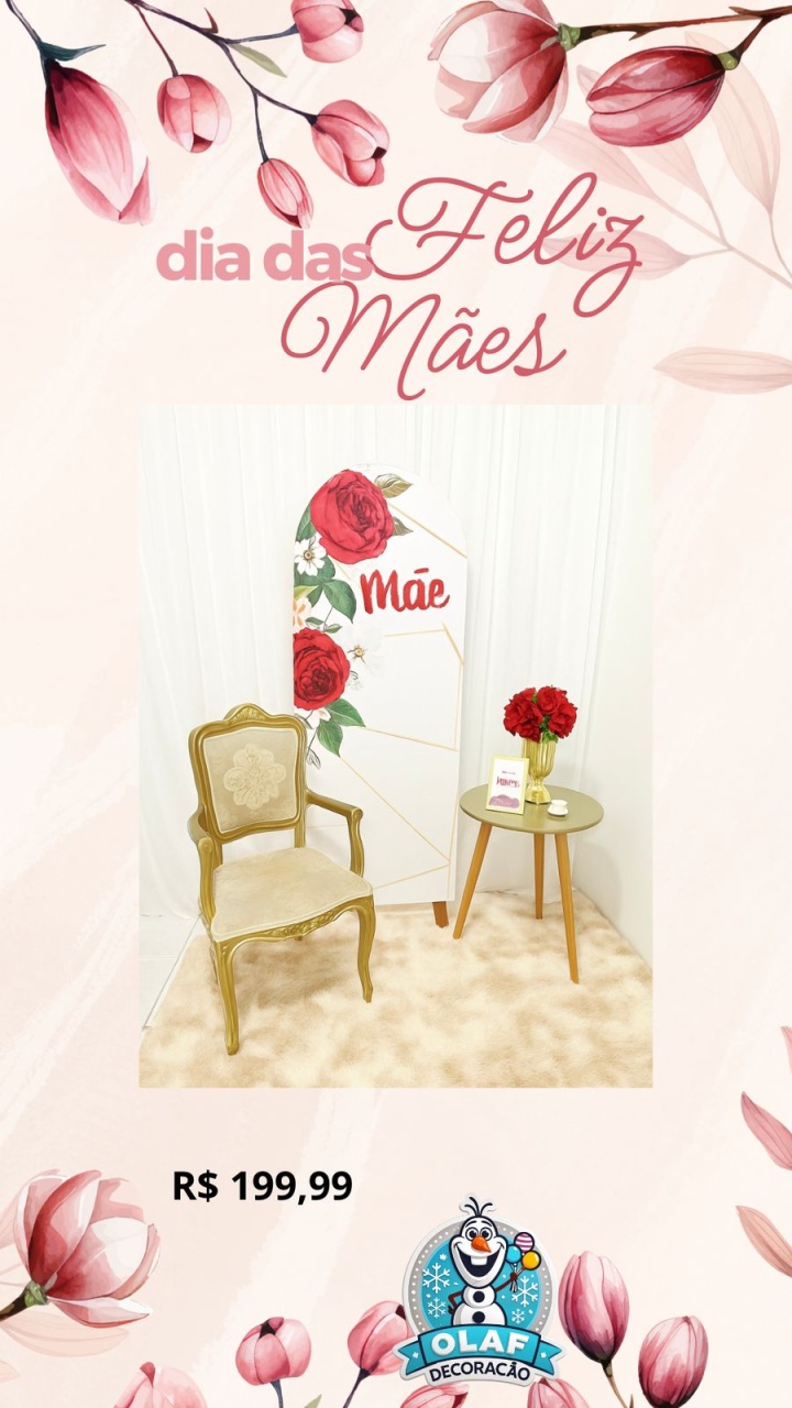 Mae - Olaf Decoracao e pegue monte 