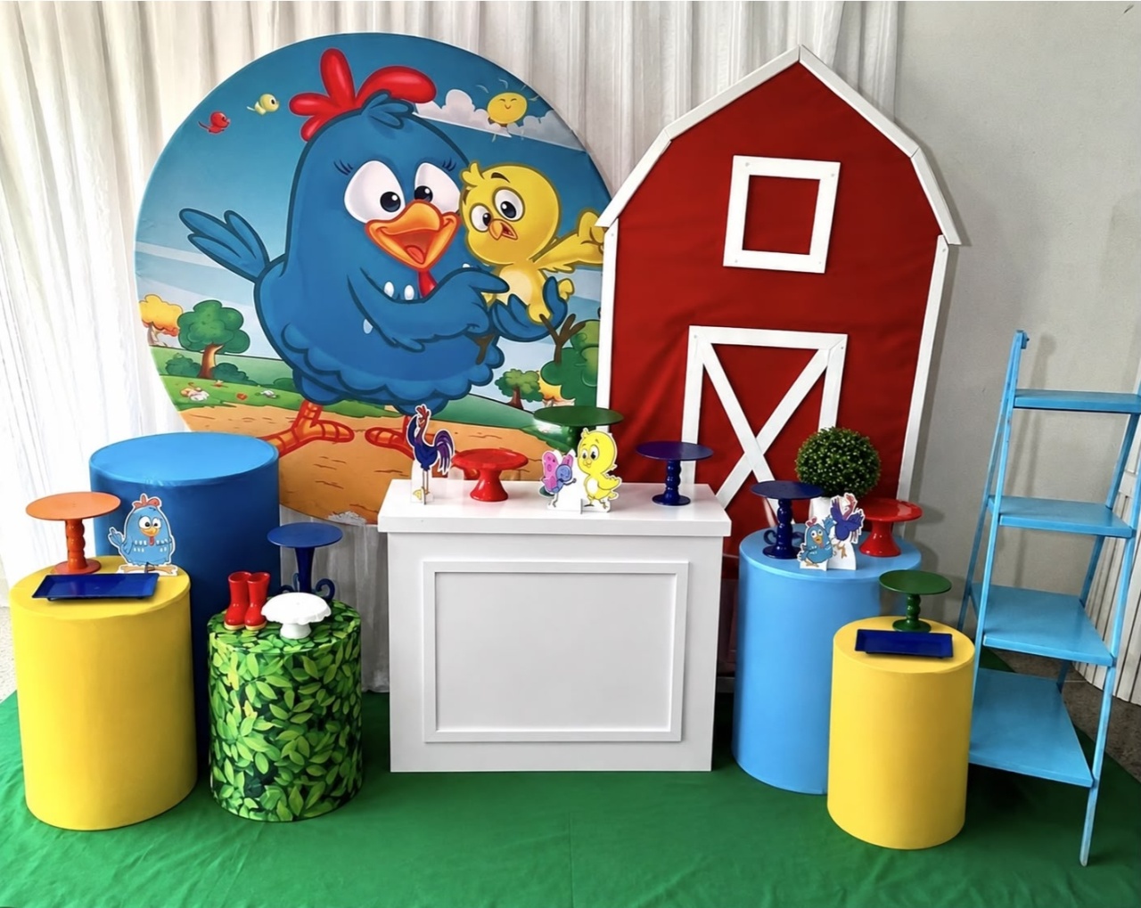 Kit Galinha Pintadinha Luxo - Olaf Decoracao e pegue monte 