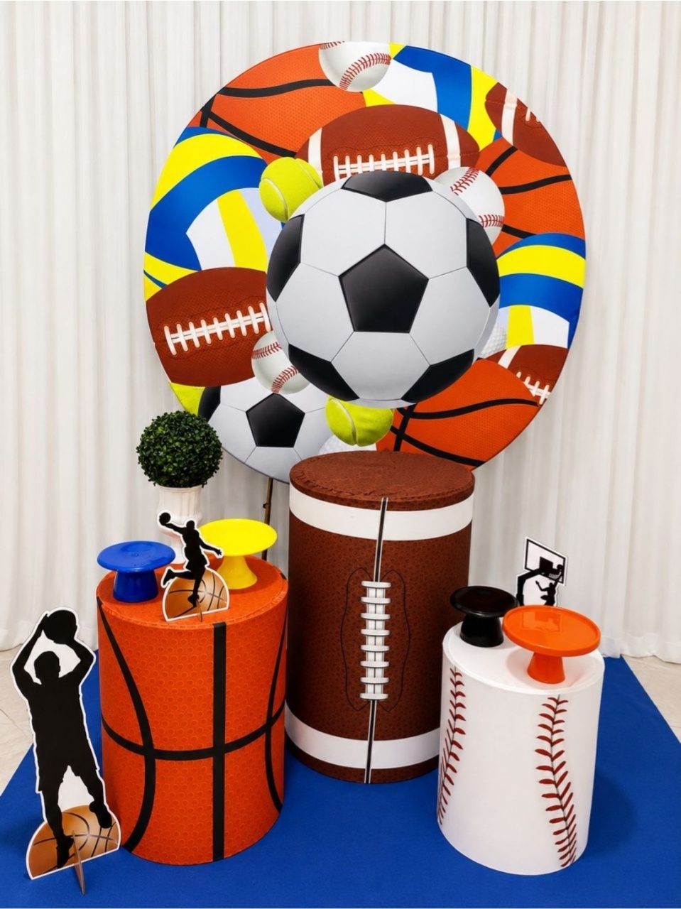 Kit Esporte Prata - Olaf Decoracao e pegue monte 