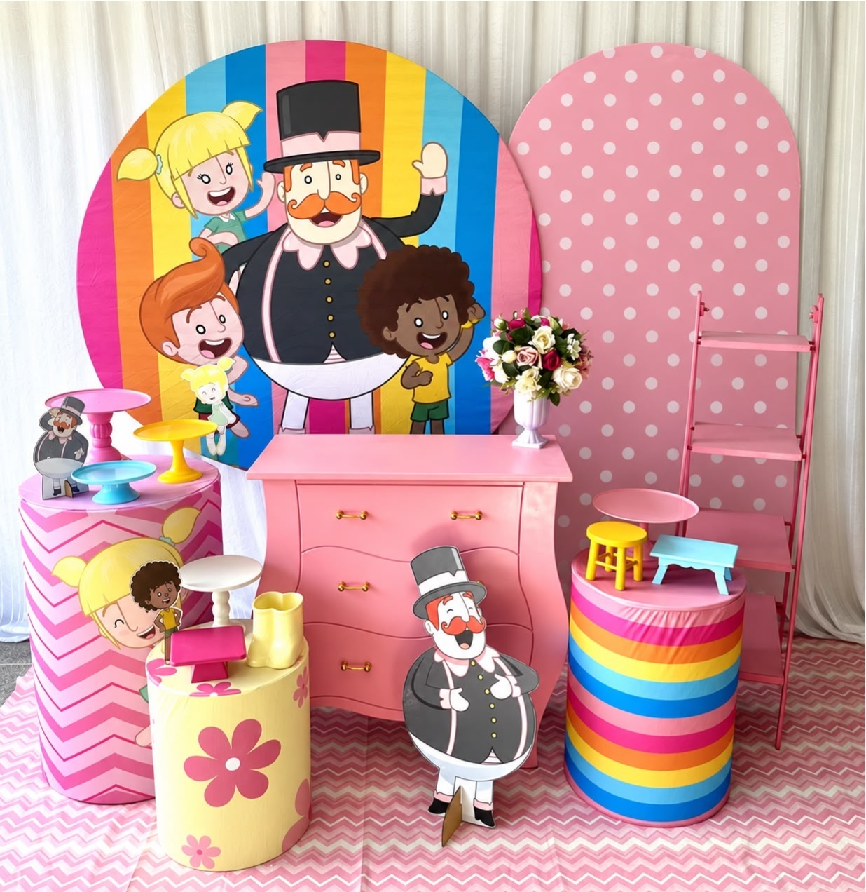 Kit Mundo Bita Menina Celebre - Olaf Decoracao e pegue monte 