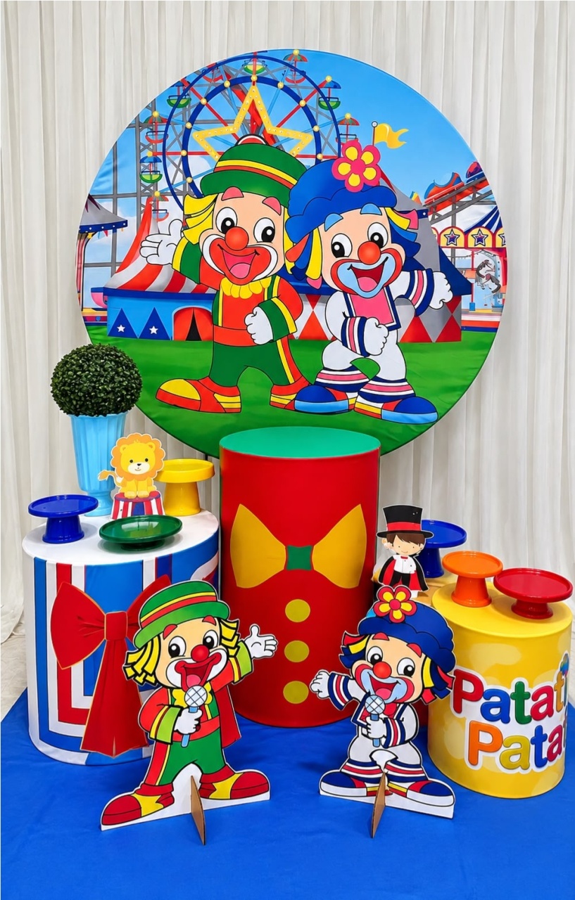 Kit Patati E Patatá Prata - Olaf Decoracao e pegue monte 