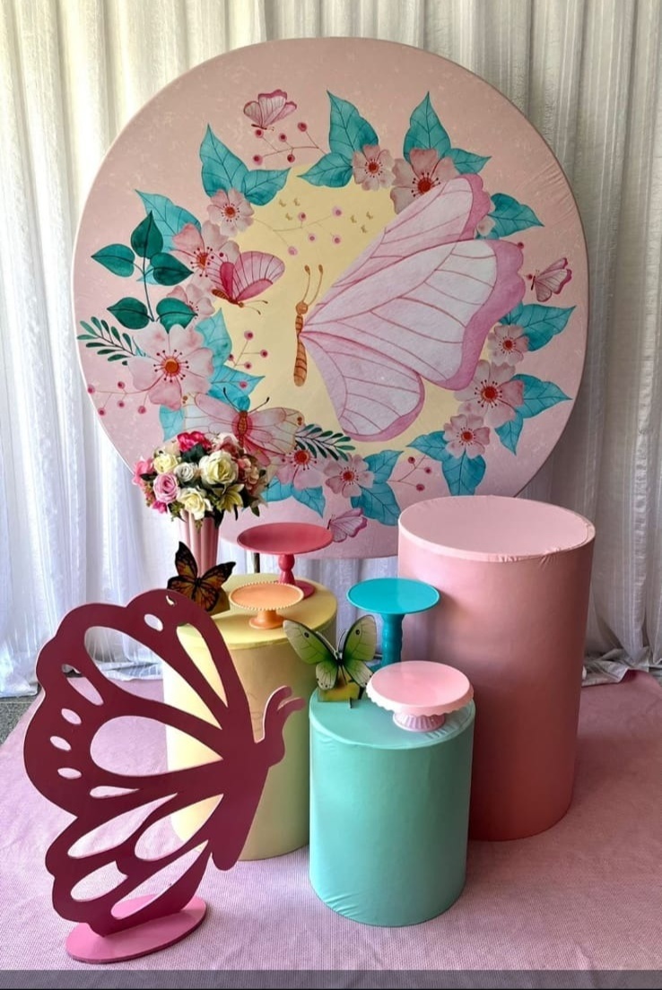 Borboleta Cores Kit Prata - Olaf Decoracao e pegue monte 