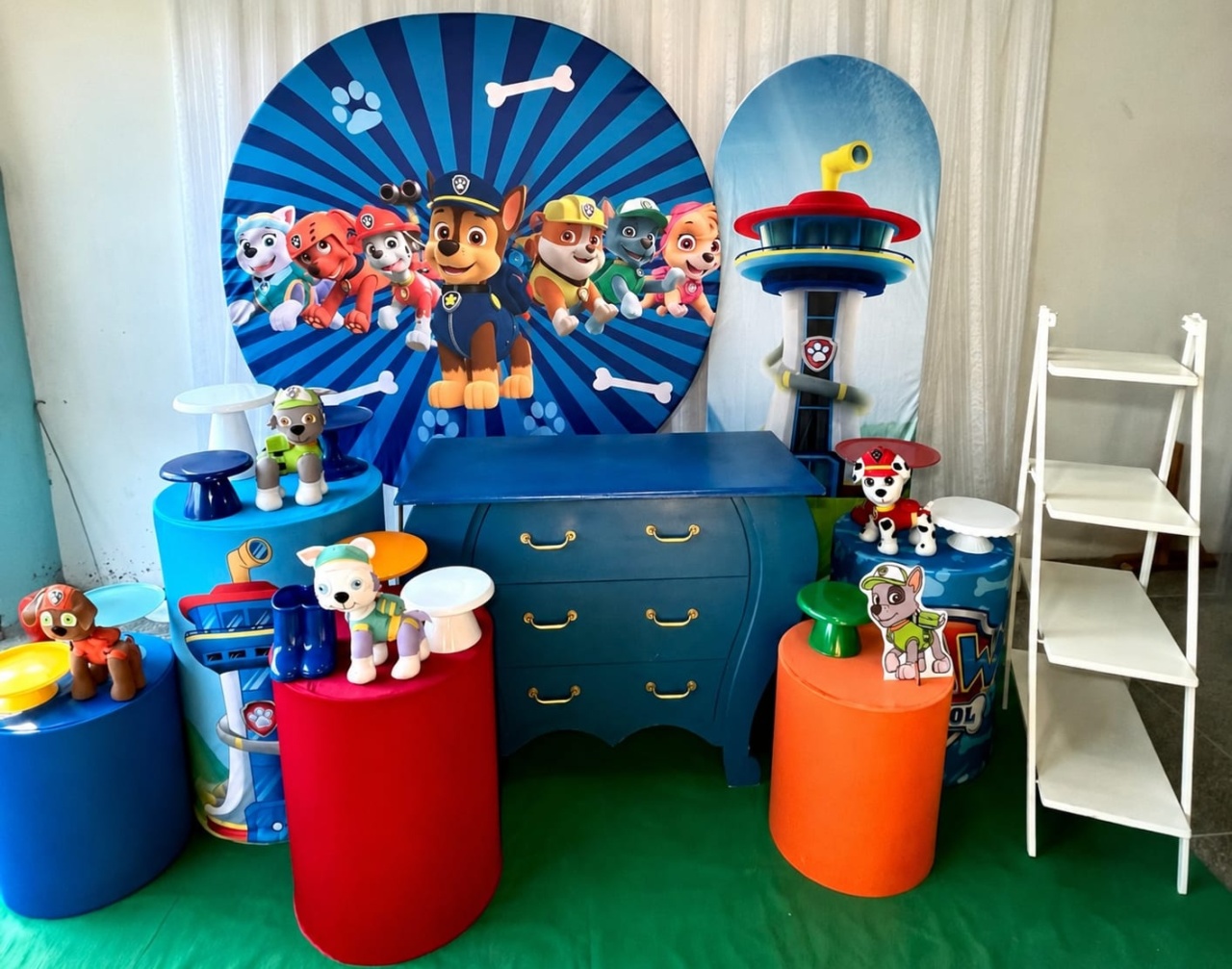 Patrulha Canina Kit Luxo - Olaf Decoracao e pegue monte 