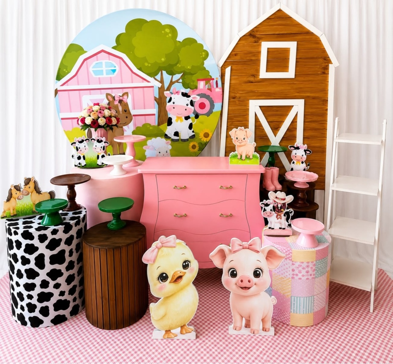 Kit Fazendinha Menina Luxo - Olaf Decoracao e pegue monte 