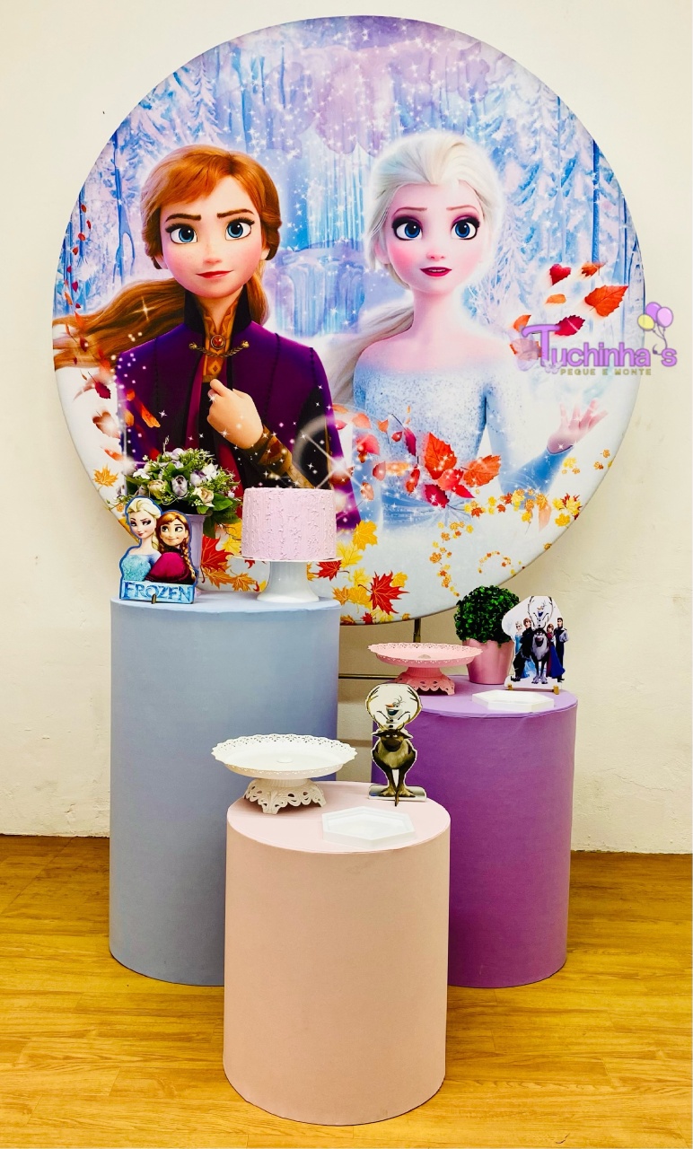 Kit Hiper Frozen  - Tuchinhas Pegue e Monte