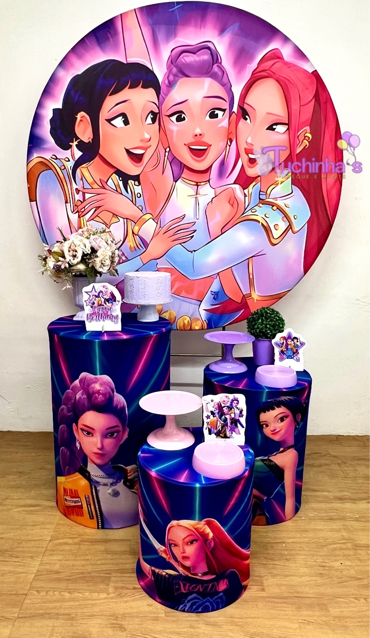 Kit Hiper Premiun Guerreiras K-Pop - Tuchinhas Pegue e Monte
