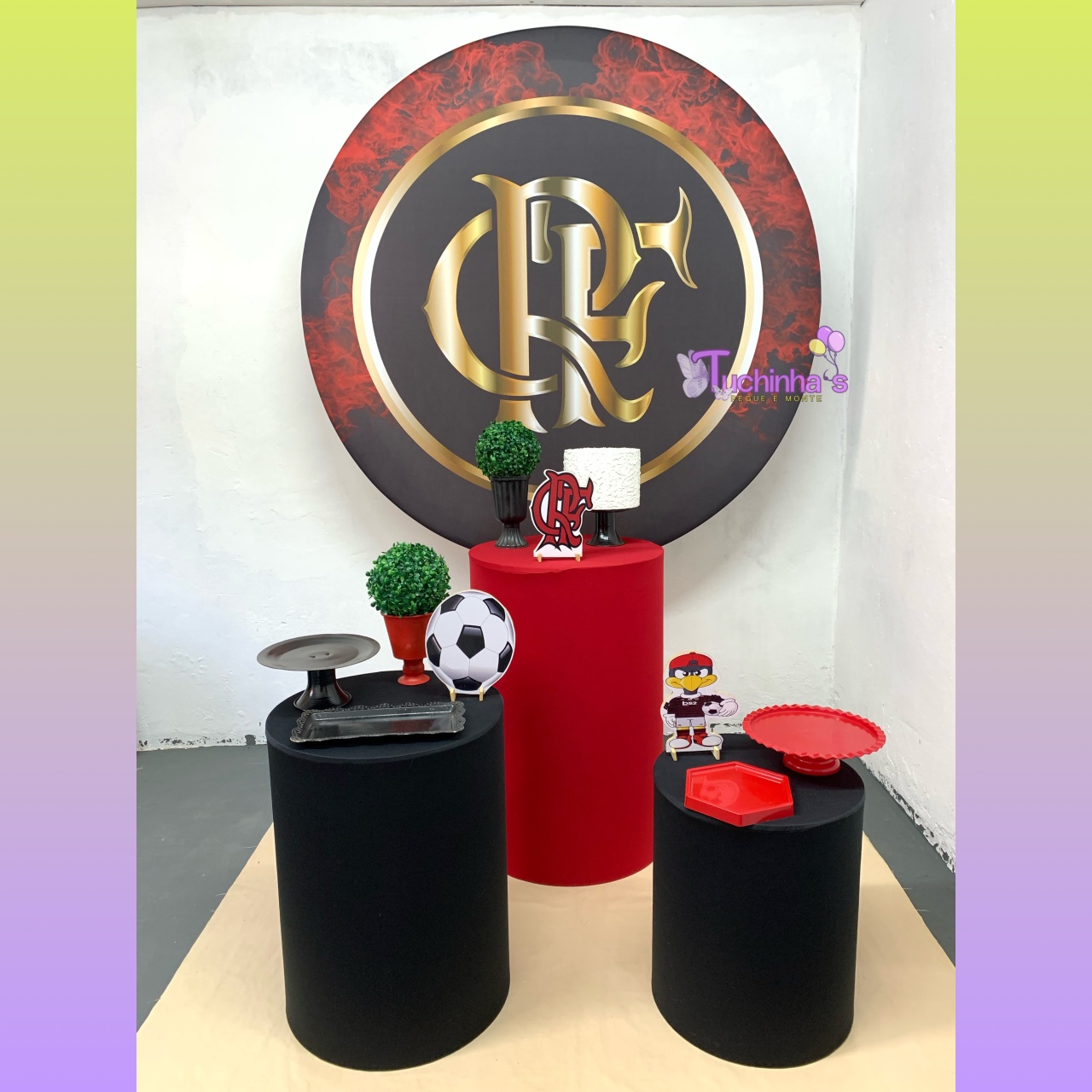 Kit Hiper Flamengo - Tuchinhas Pegue e Monte