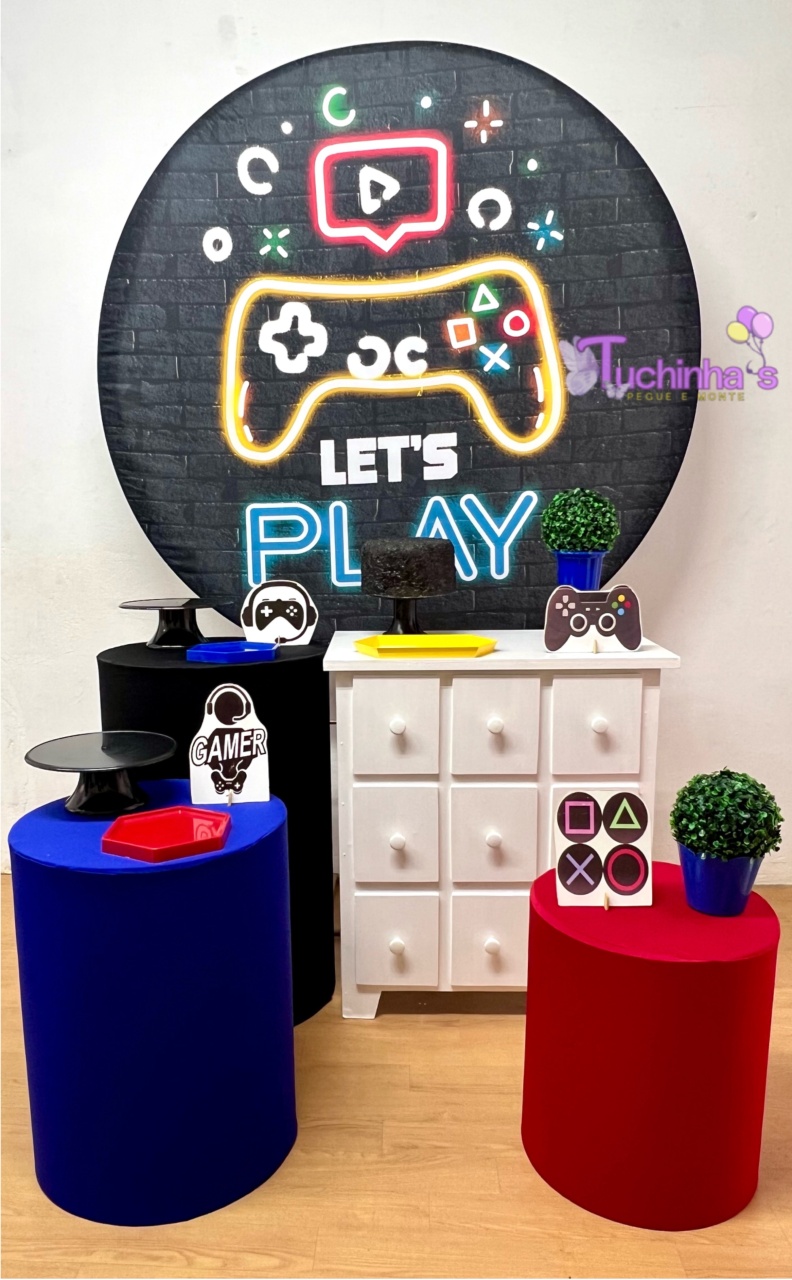 Kit Plus Videogame - Tuchinhas Pegue e Monte