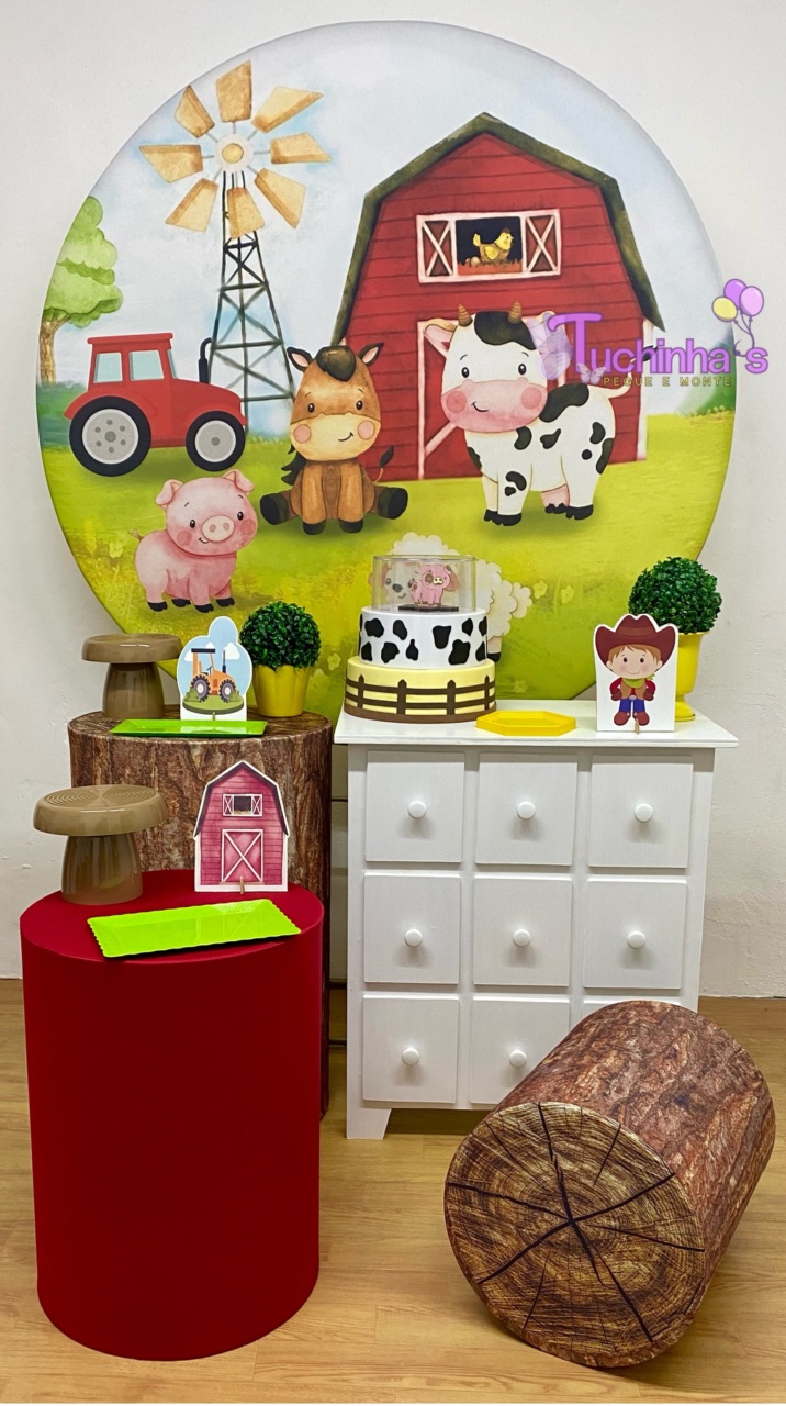 Kit Plus Fazendinha Menino - Tuchinhas Pegue e Monte